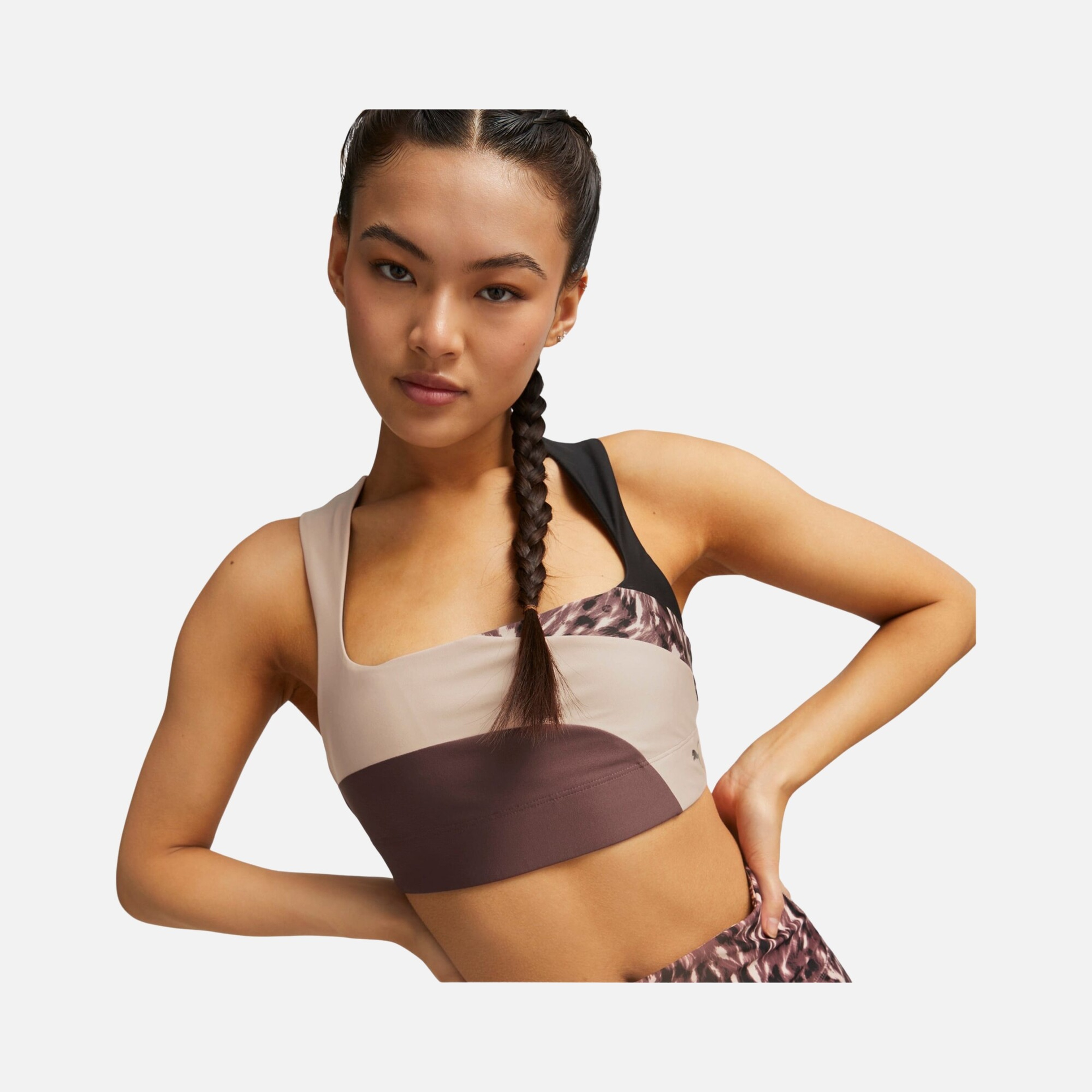 Puma Safari Glam Mid Impact Running Kadın Bra