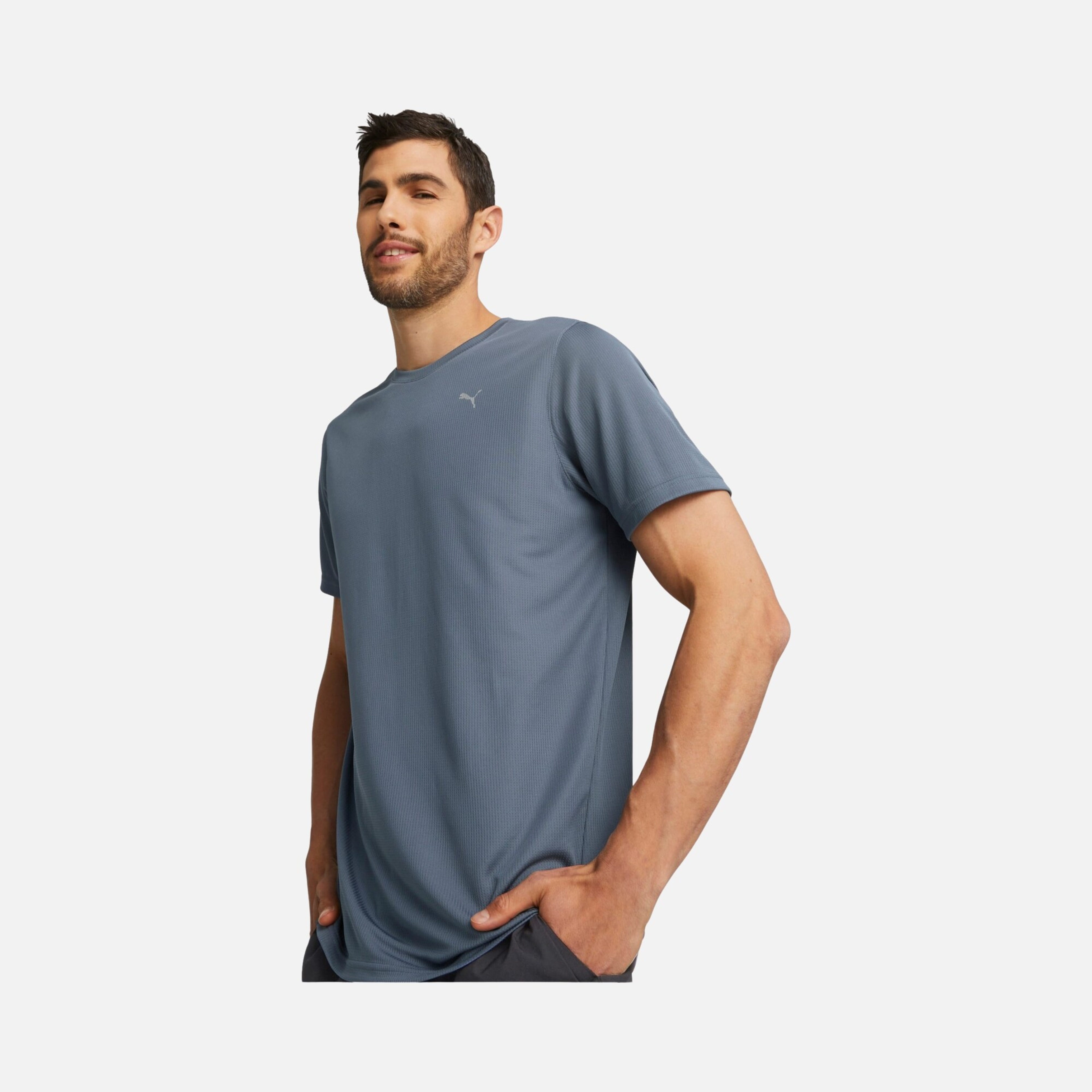 Puma Performance Evening Sky Short-Sleeve Erkek Tişört