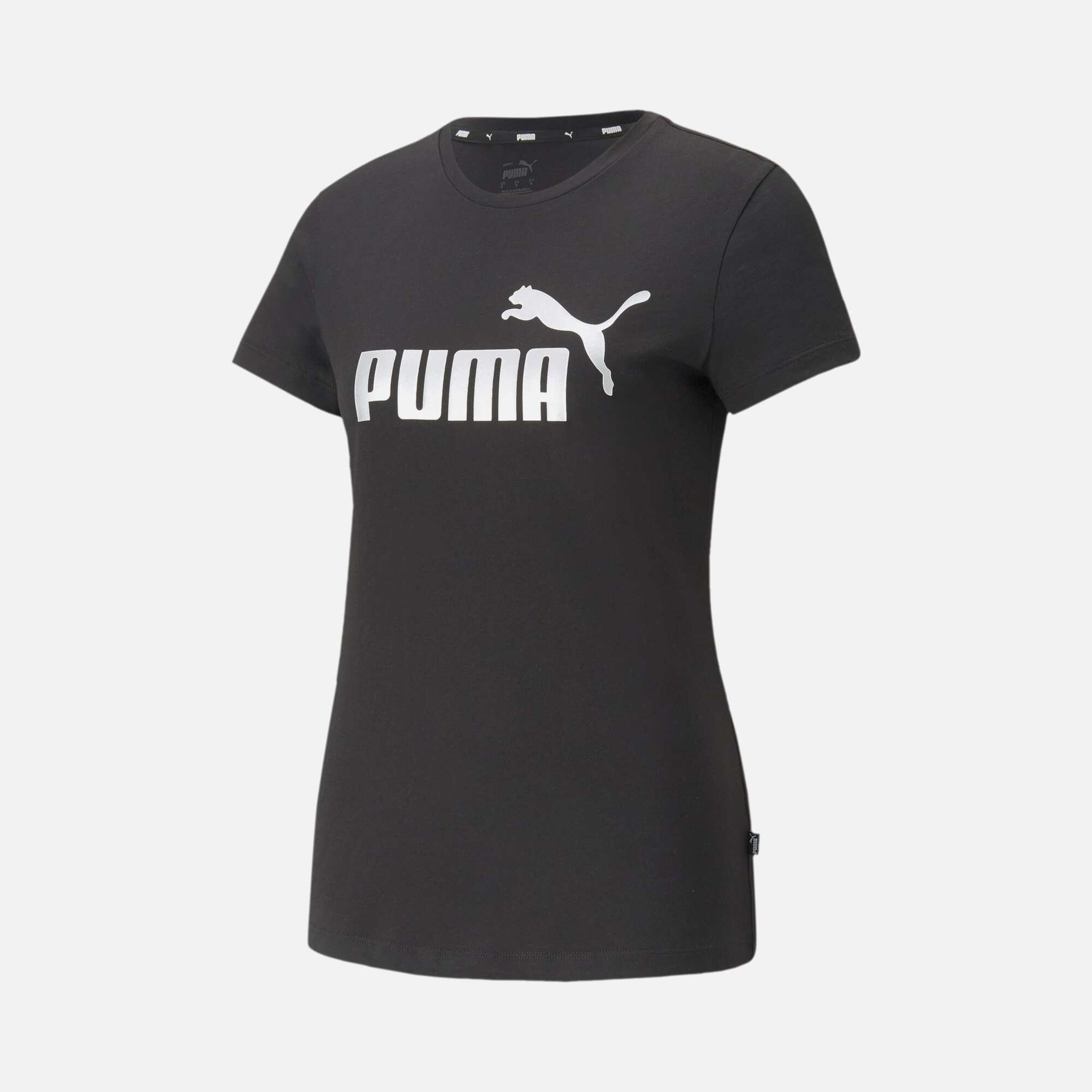 Puma Sportswear Essentials Logo Short-Sleeve Kadın Tişört