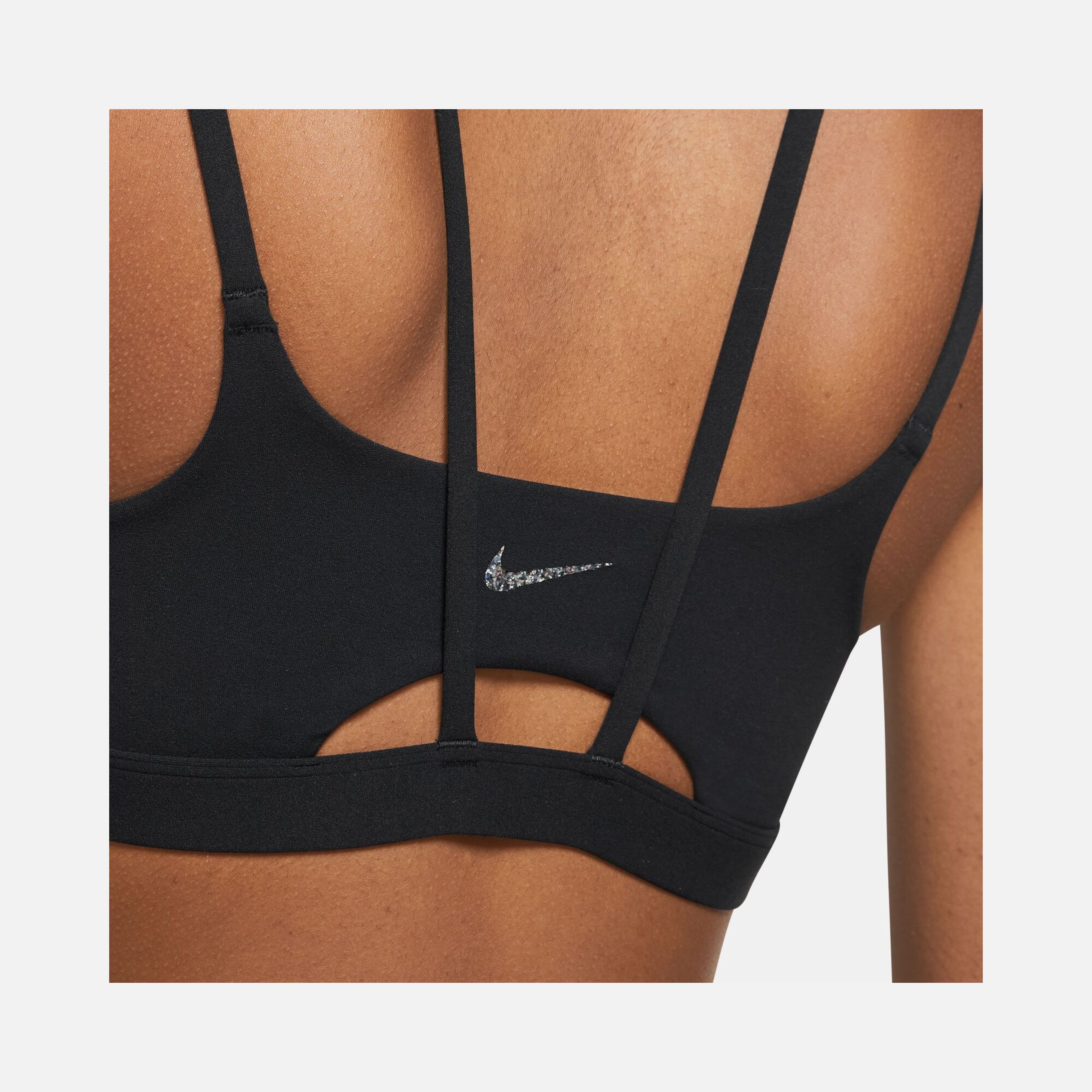 Nike Dri-Fit Alate Trace Light-Support Padded Strappy Training Kadın Bra