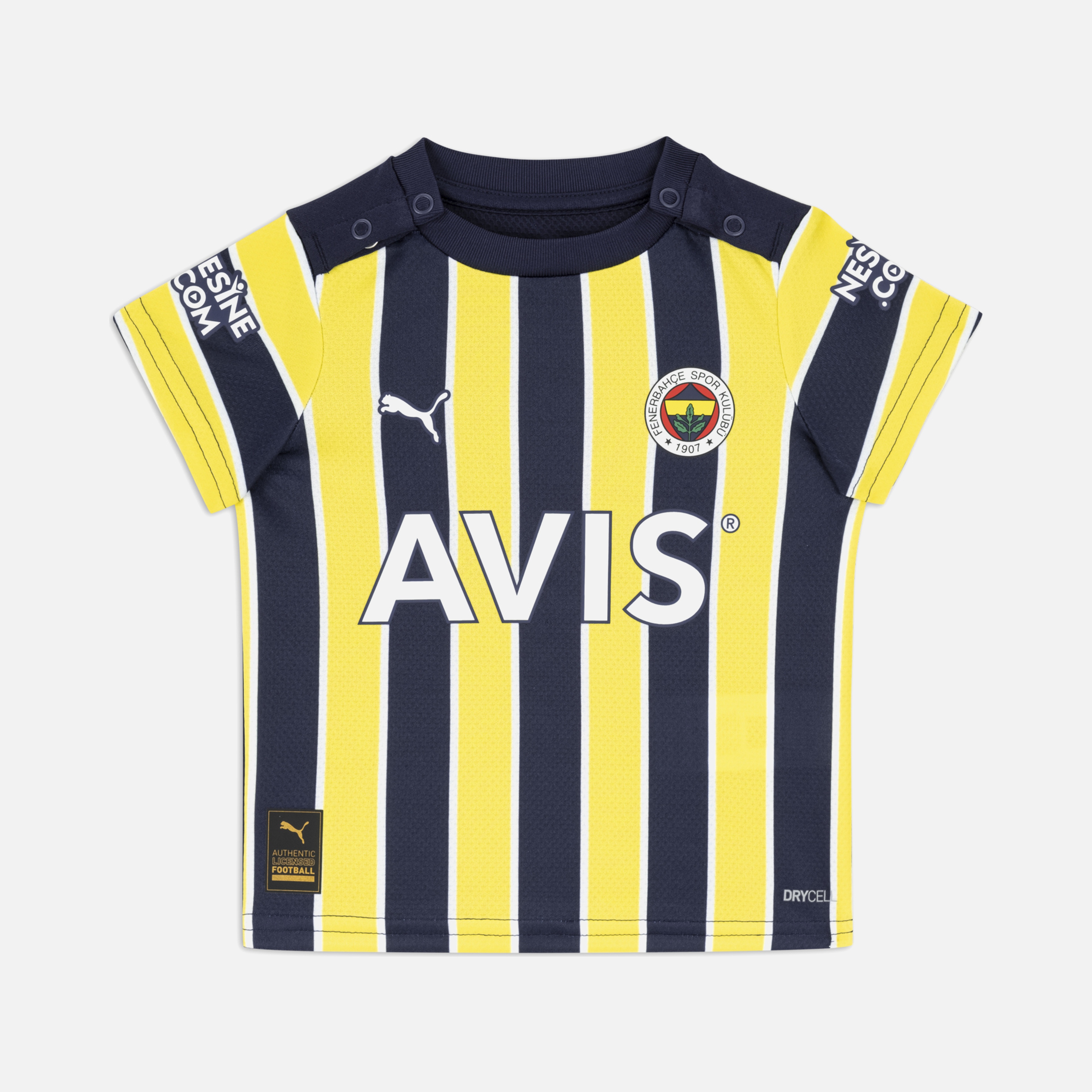 Puma Fenerbahçe S.K. 2022-2023 Çubuklu İç Saha Bebek Forma Takım