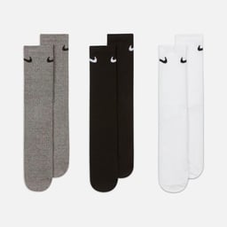 Nike Everyday Lightweight Crew (3 Pairs) Erkek Çorap