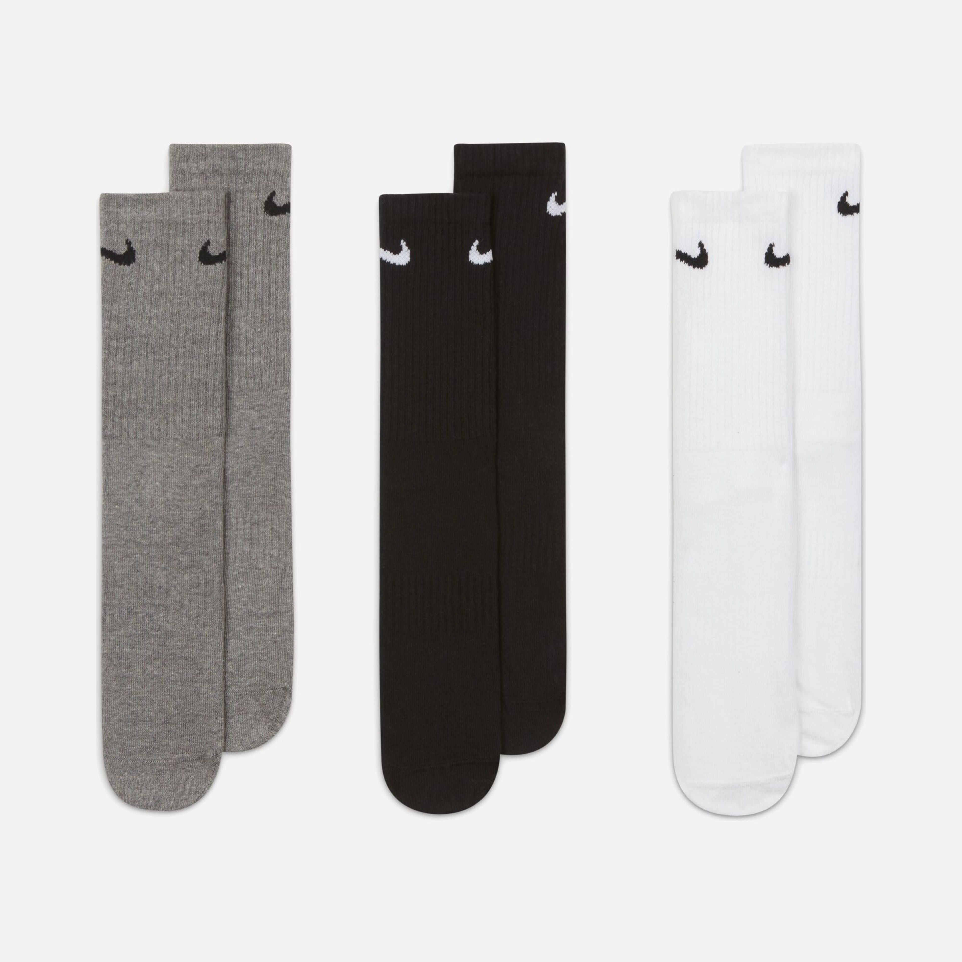 Nike Everyday Lightweight Crew (3 Pairs) Erkek Çorap