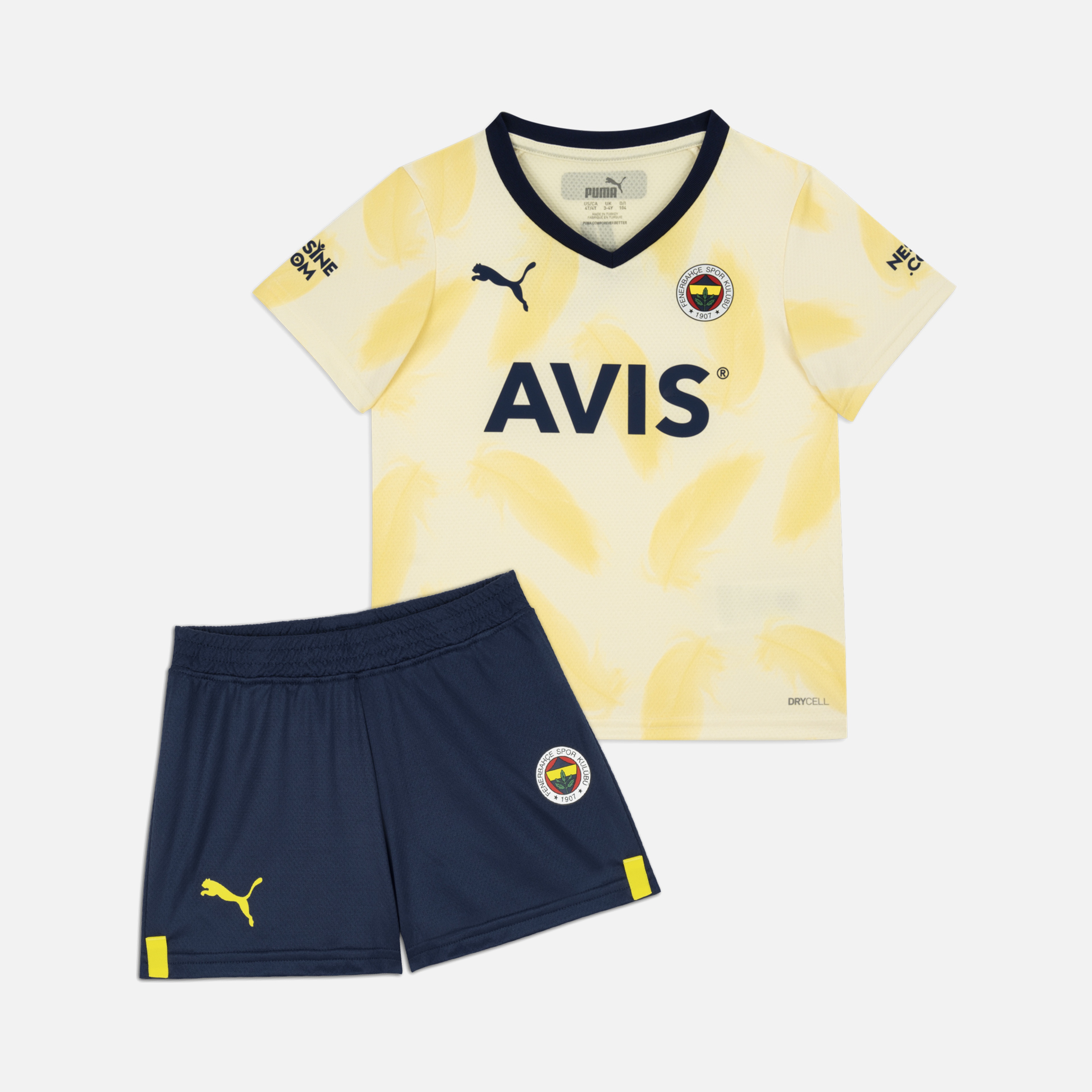 Puma Fenerbahçe S.K. 2022-2023 Deplasman Çocuk Forma Takım