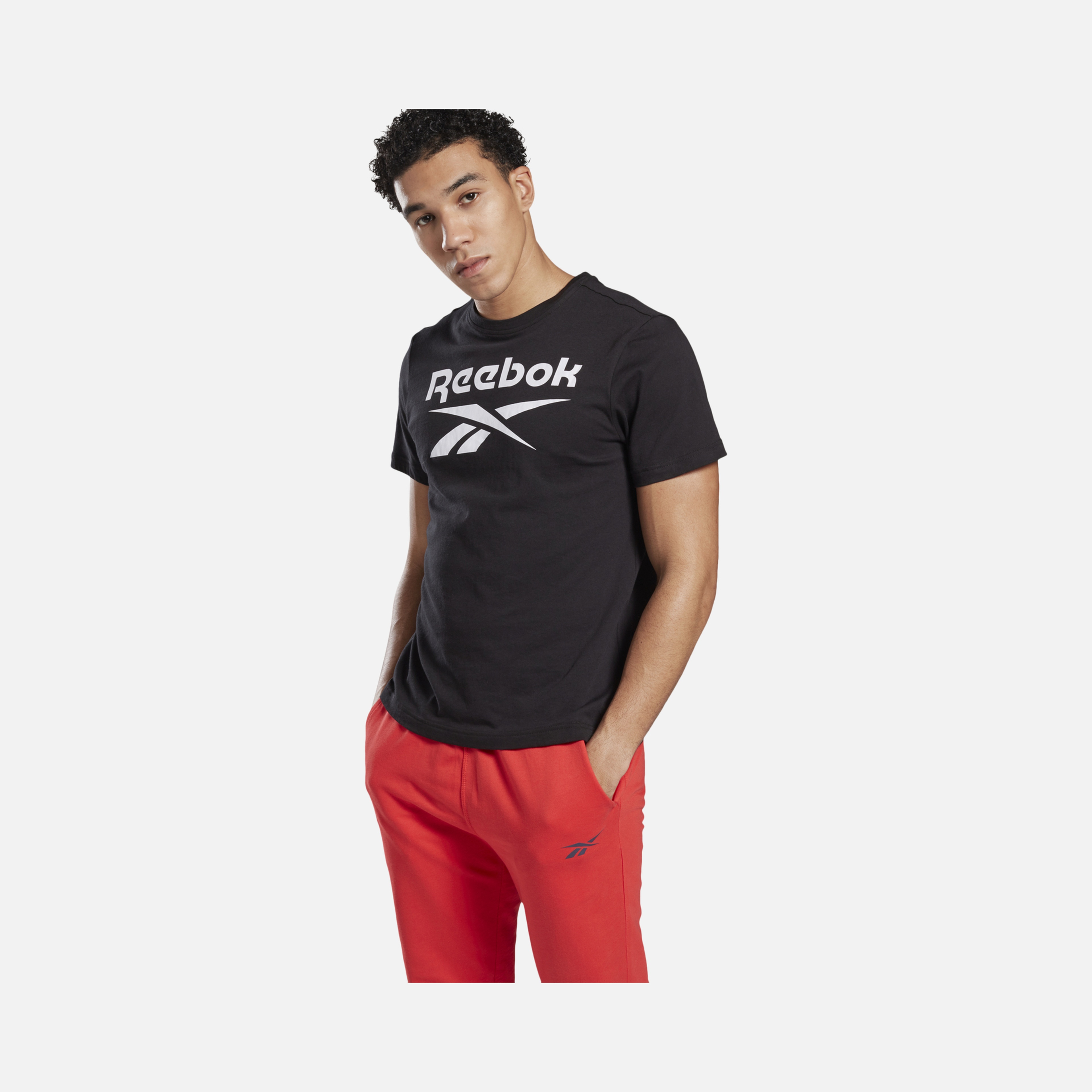 Reebok Graphic Series Stacked Short-Sleeve Erkek Tişört