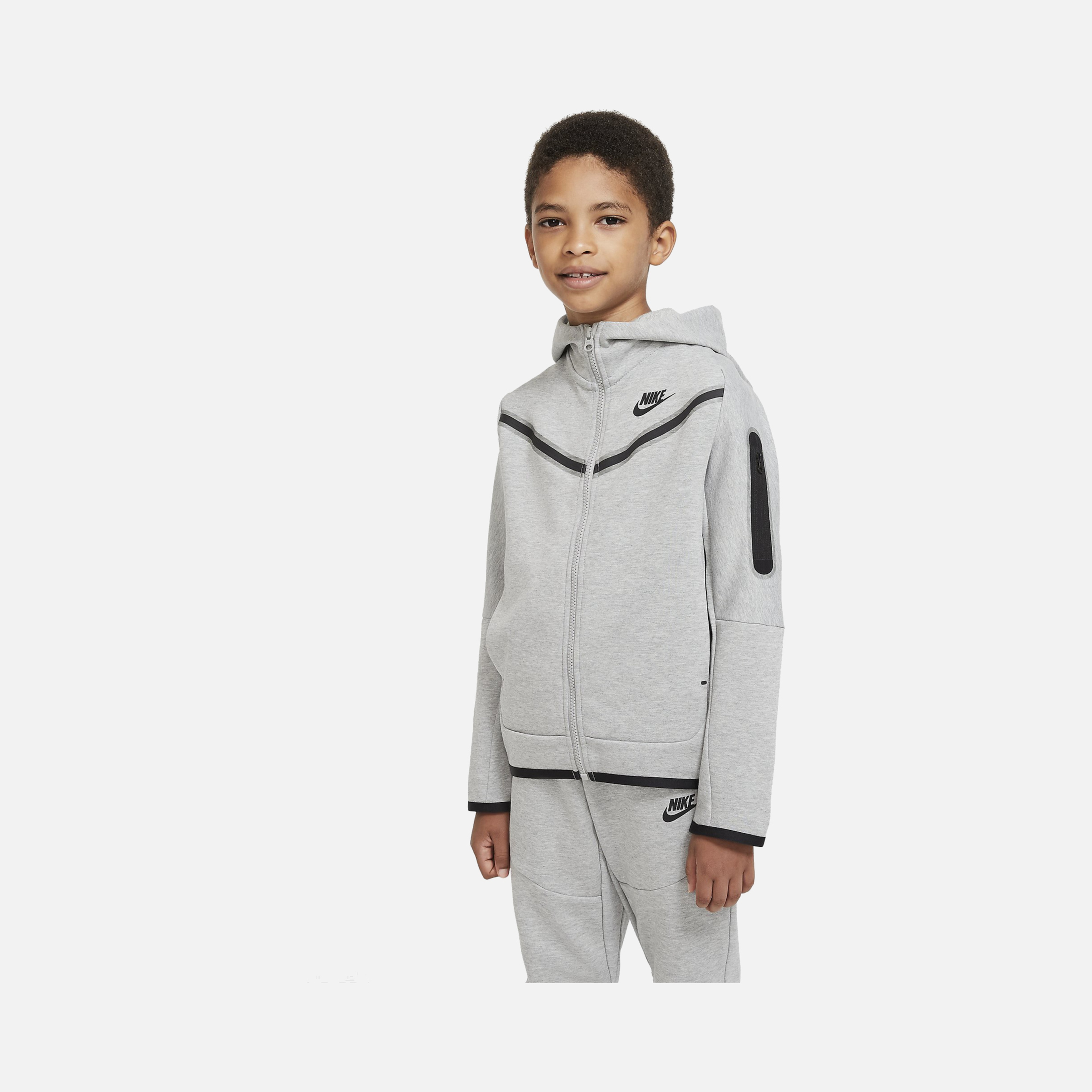Nike Sportswear Tech Fleece Full-Zip Hoodie (Boys') Çocuk Sweatshirt
