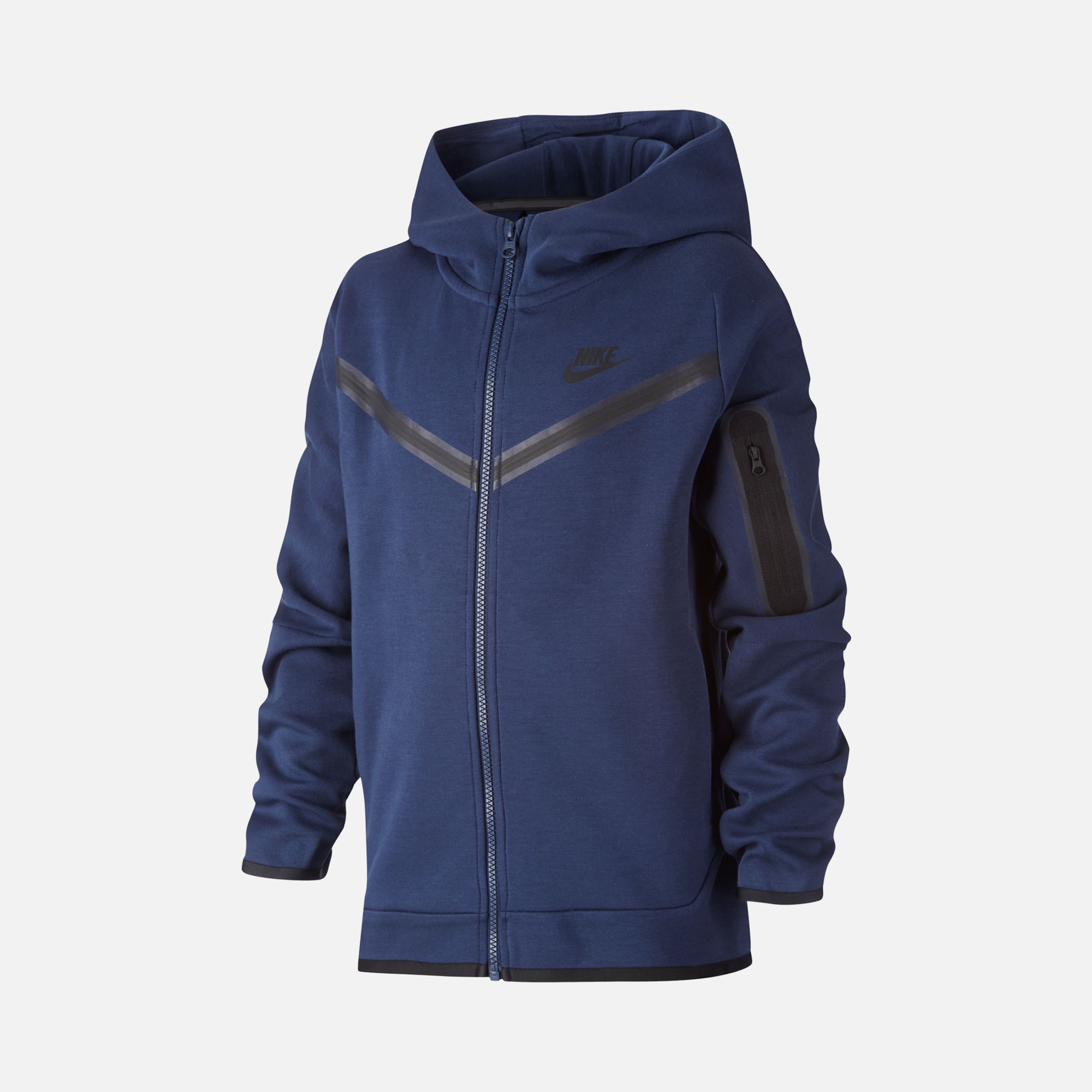 Nike Sportswear Tech Fleece Full-Zip Hoodie (Boys') Çocuk Sweatshirt