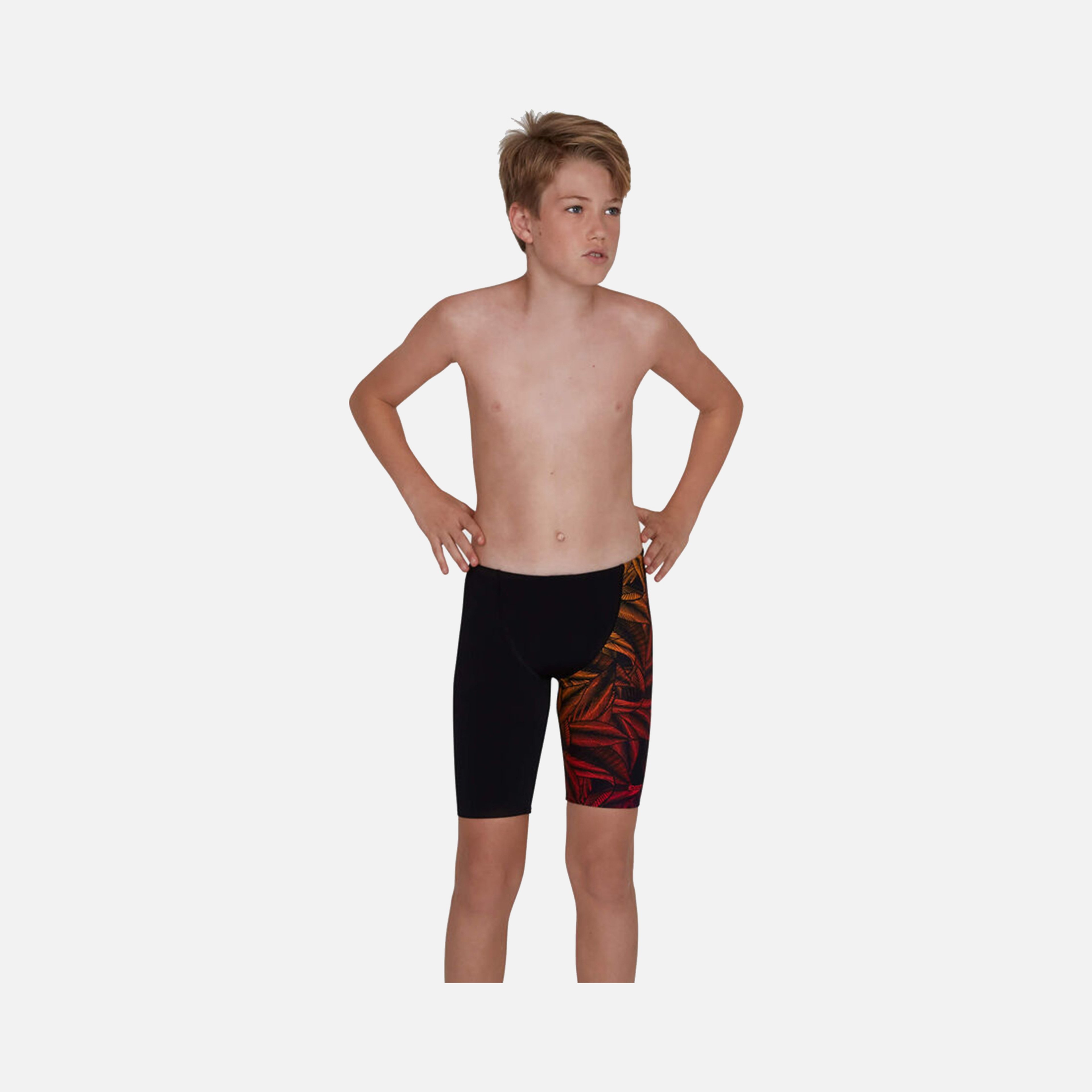 Speedo JungleLizzard V Cut Jammer (Boys') Çocuk Mayo
