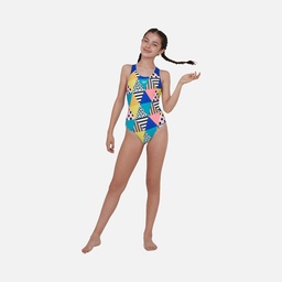 Speedo DazzleBloc Splashback (Girls') Çocuk Mayo