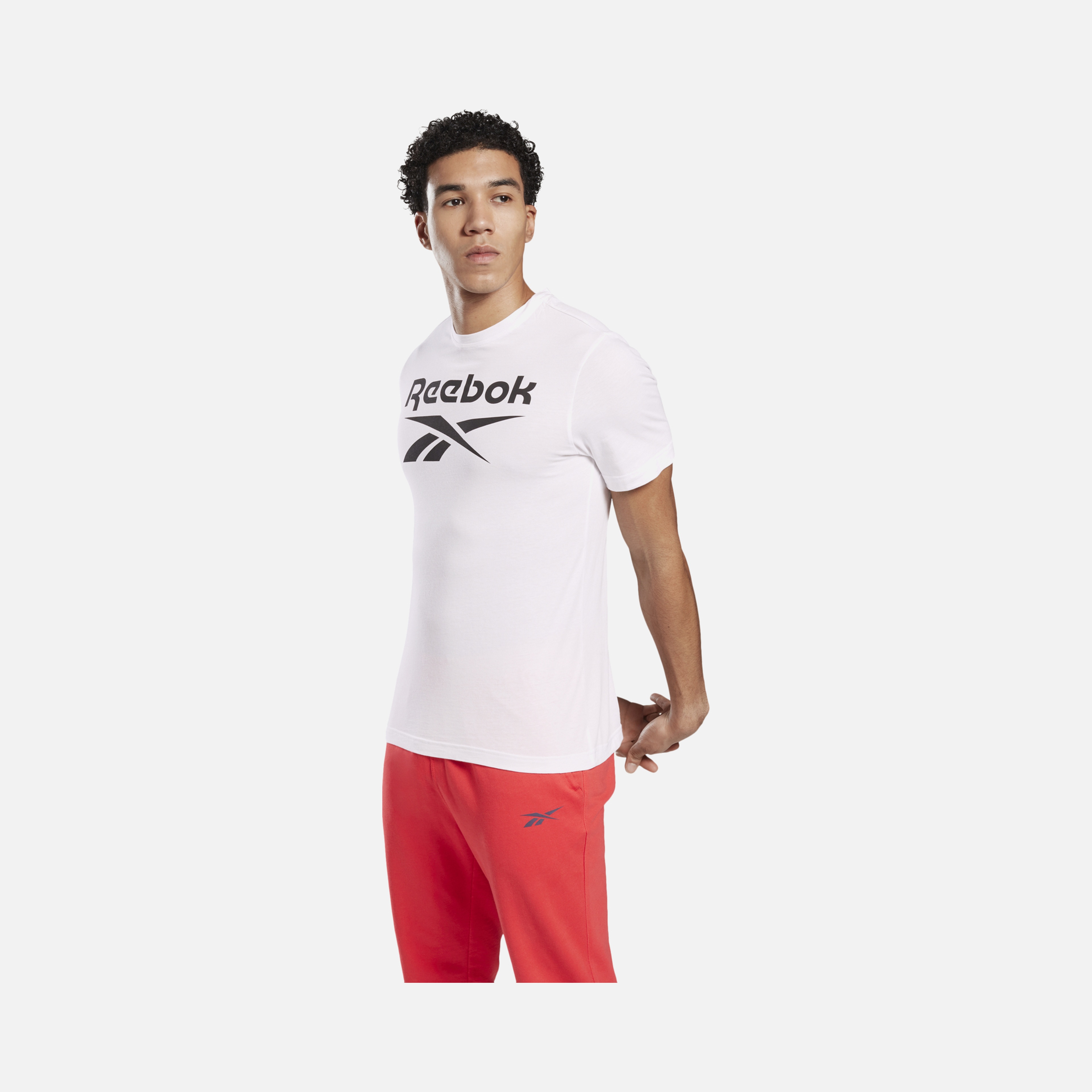 Reebok Graphic Series Stacked Short-Sleeve Erkek Tişört