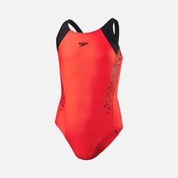 Speedo Boom Splice Muscleback (Girls') Çocuk Yüzücü Mayo