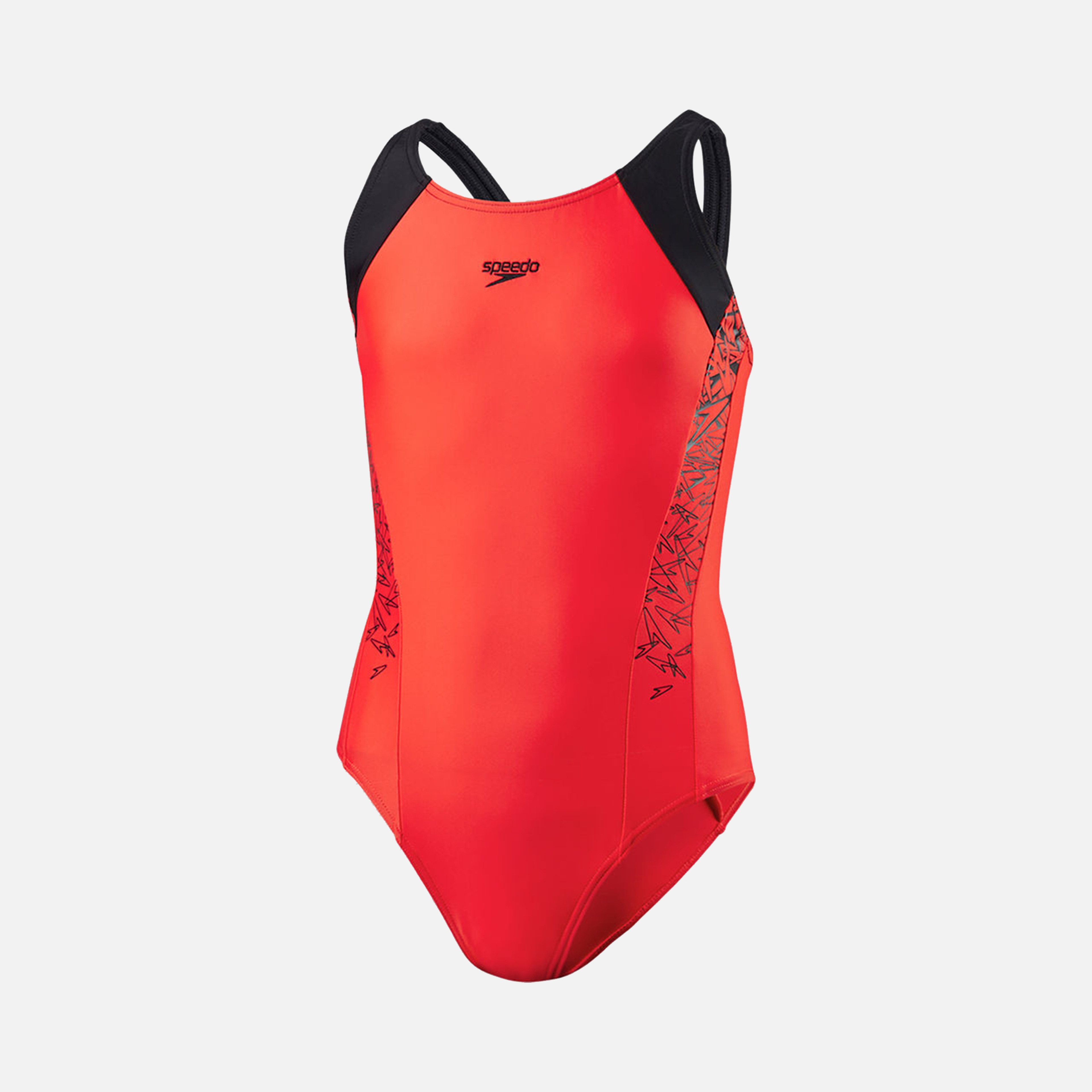 Speedo Boom Splice Muscleback (Girls') Çocuk Yüzücü Mayo