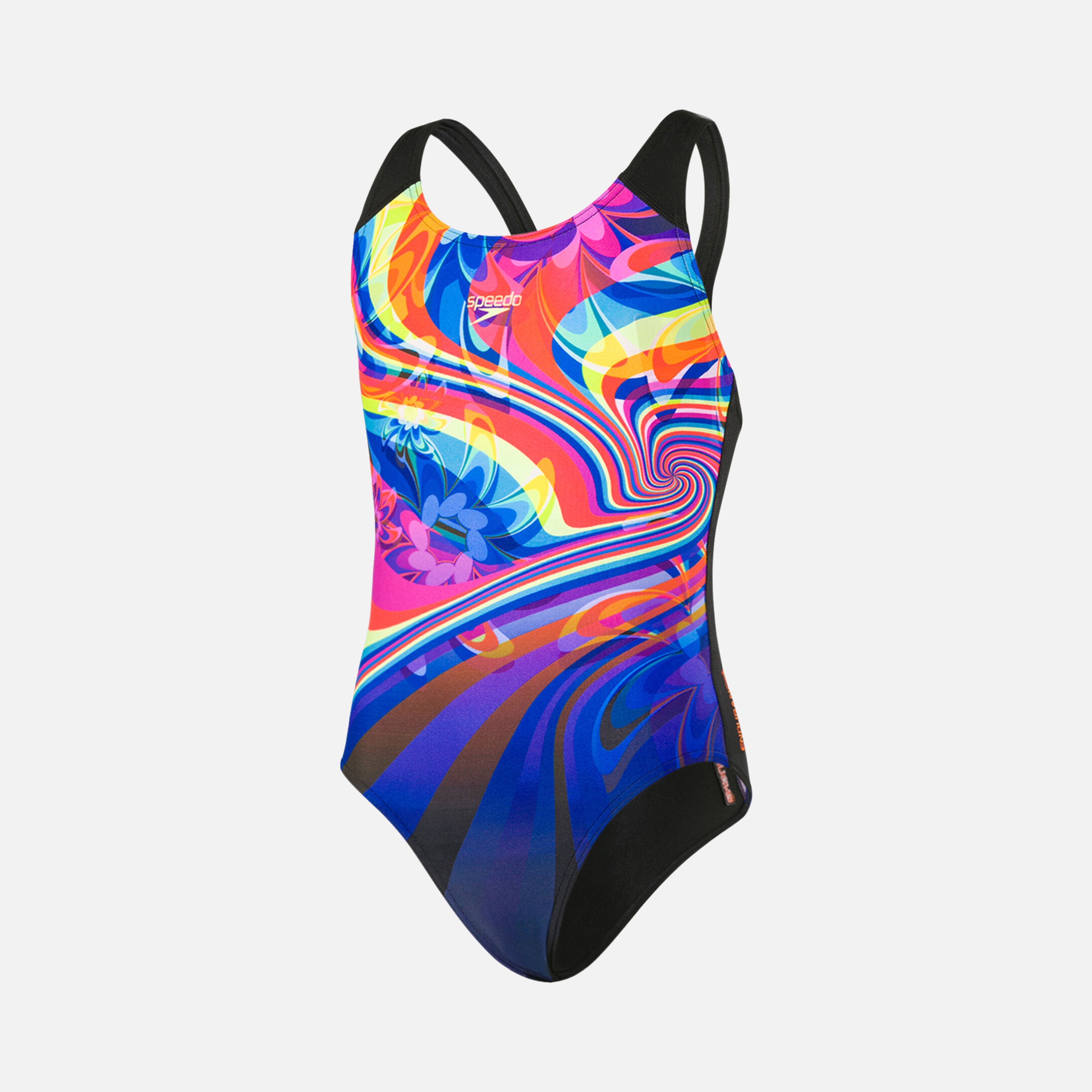 Speedo Placement Digital Spashback (Girls') Çocuk Mayo