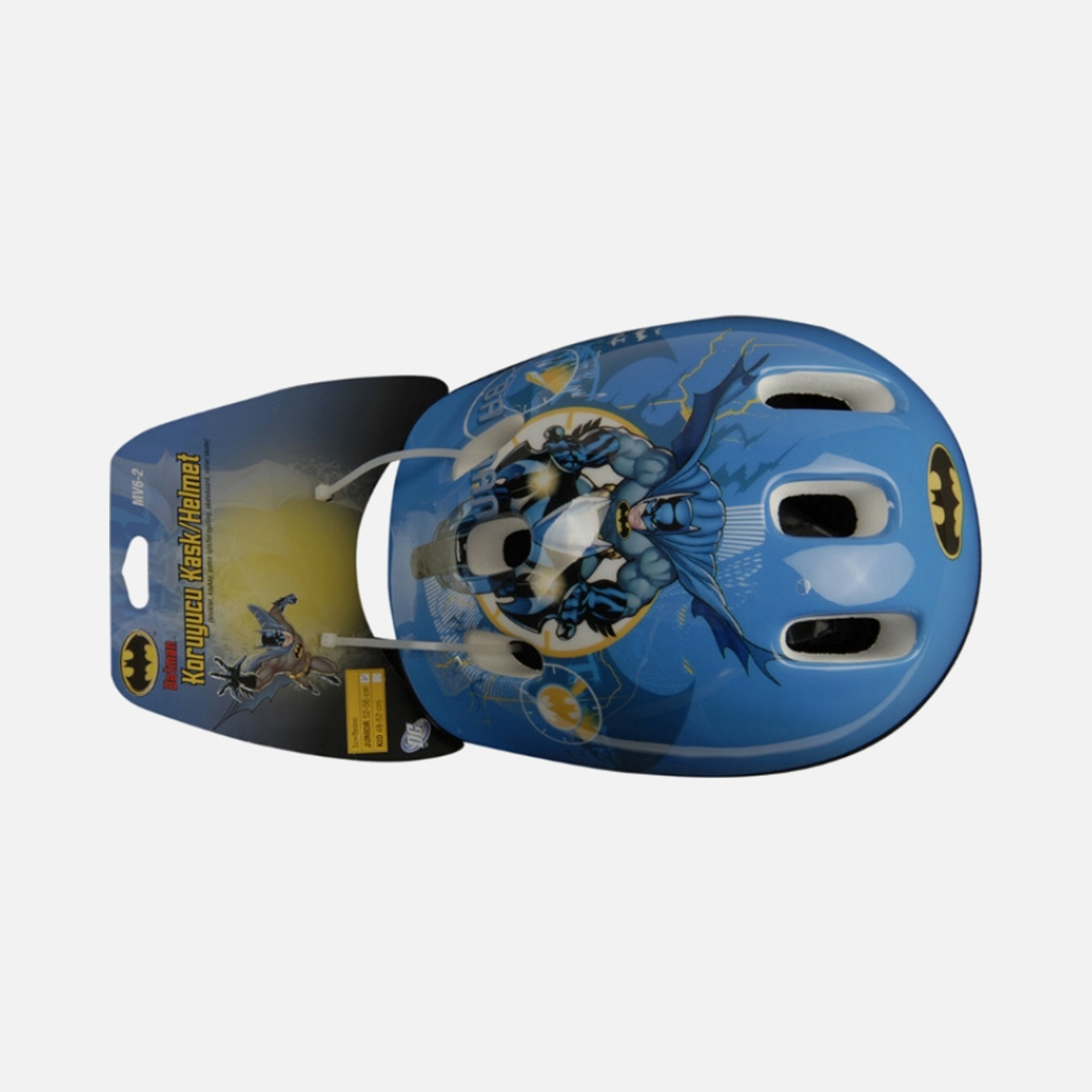 Finspor Batman Printing Licensed MV6-2 Çocuk Bisiklet Kaskı