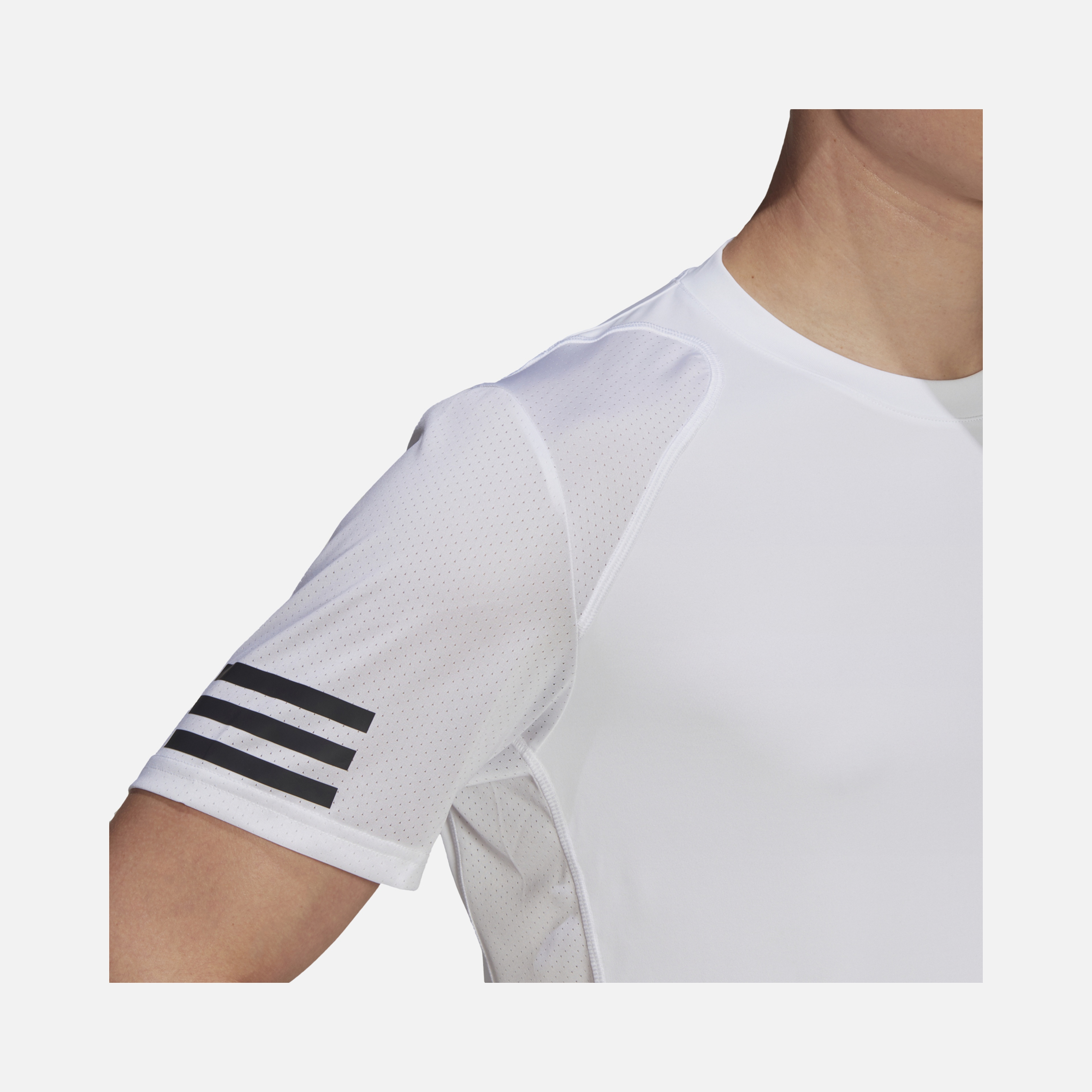 adidas Club Tennis 3-Stripes Short-Sleeve Erkek Tişört