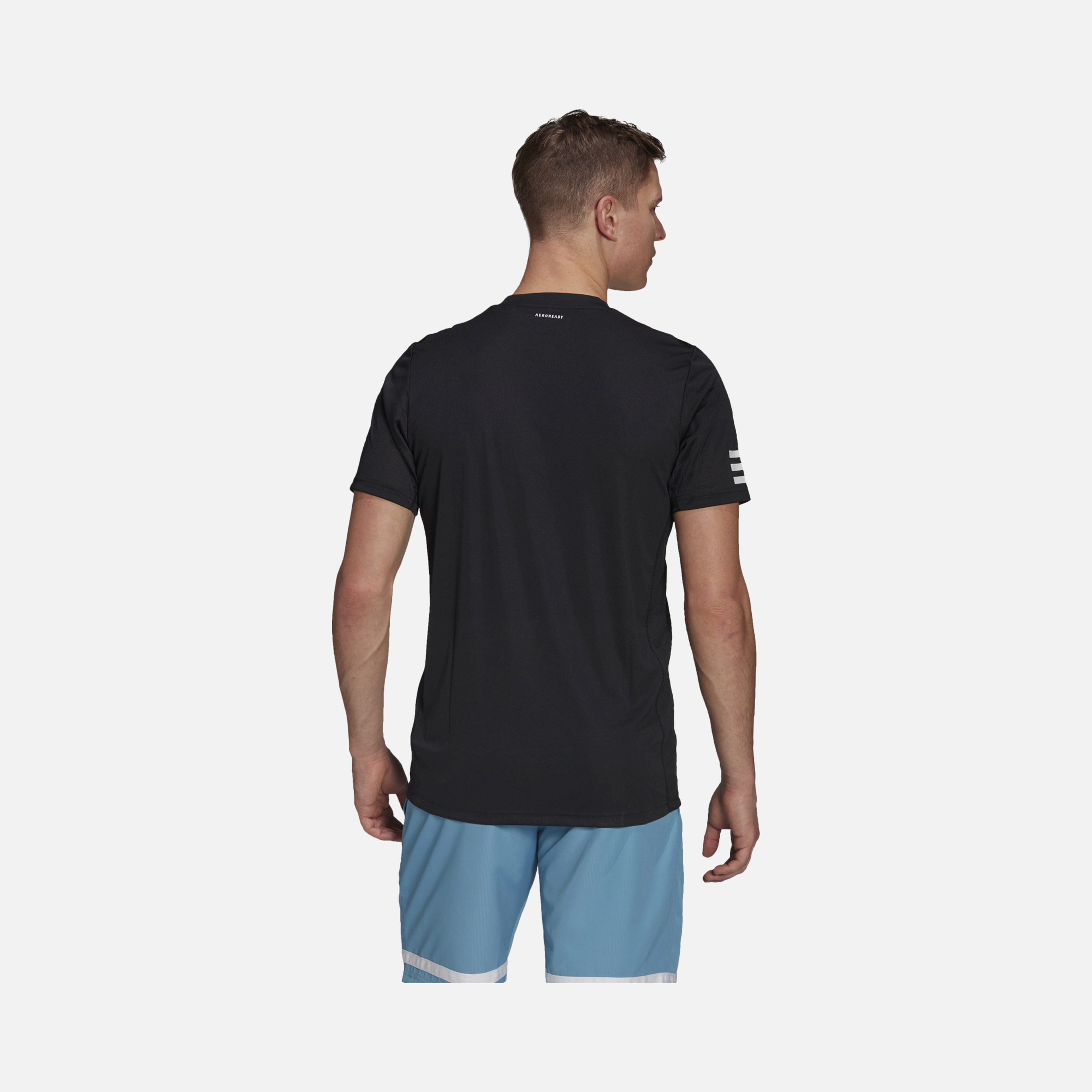 adidas Club Tennis 3-Stripes Short-Sleeve Erkek Tişört