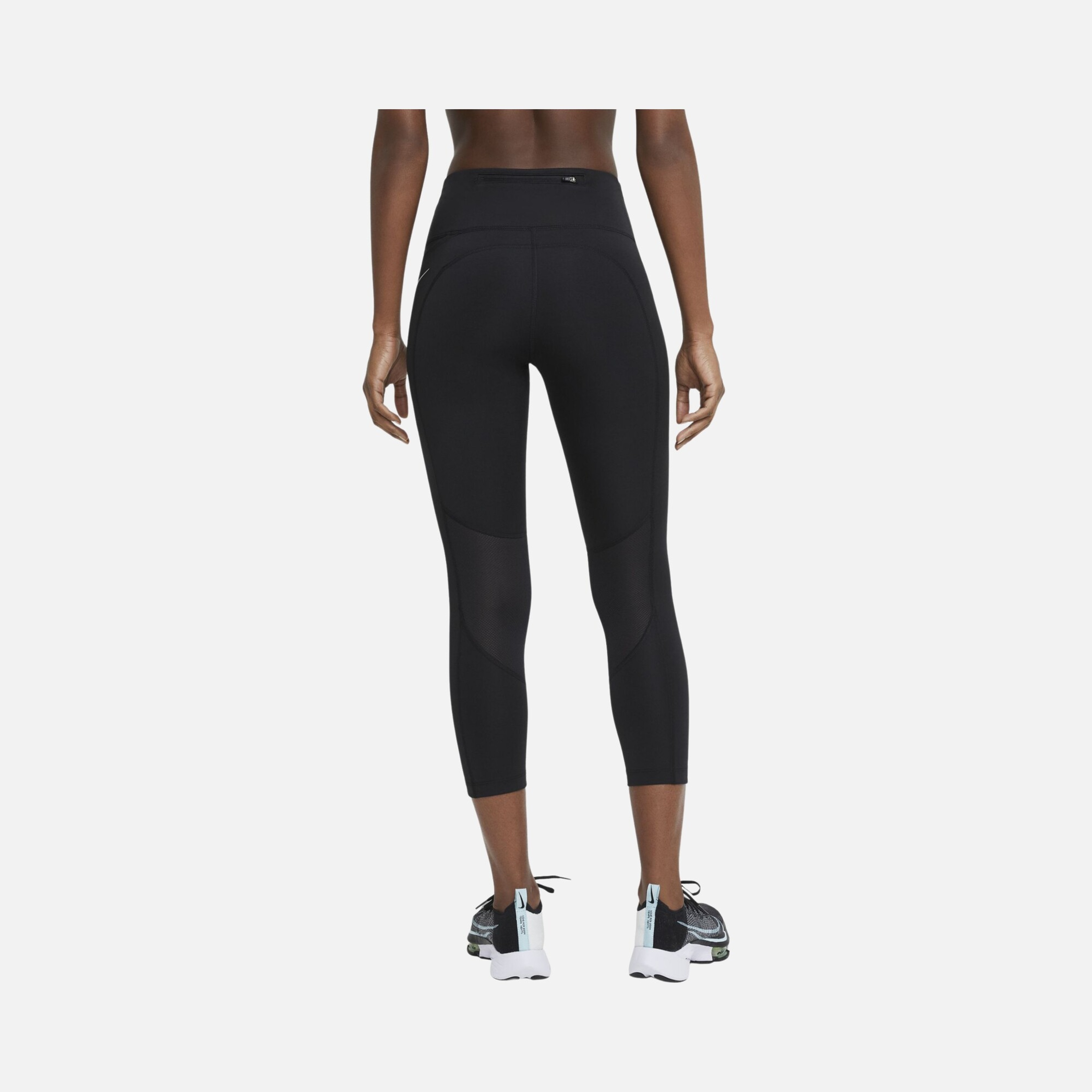 Nike Fast Mid-Rise Crop Running Kadın Tayt
