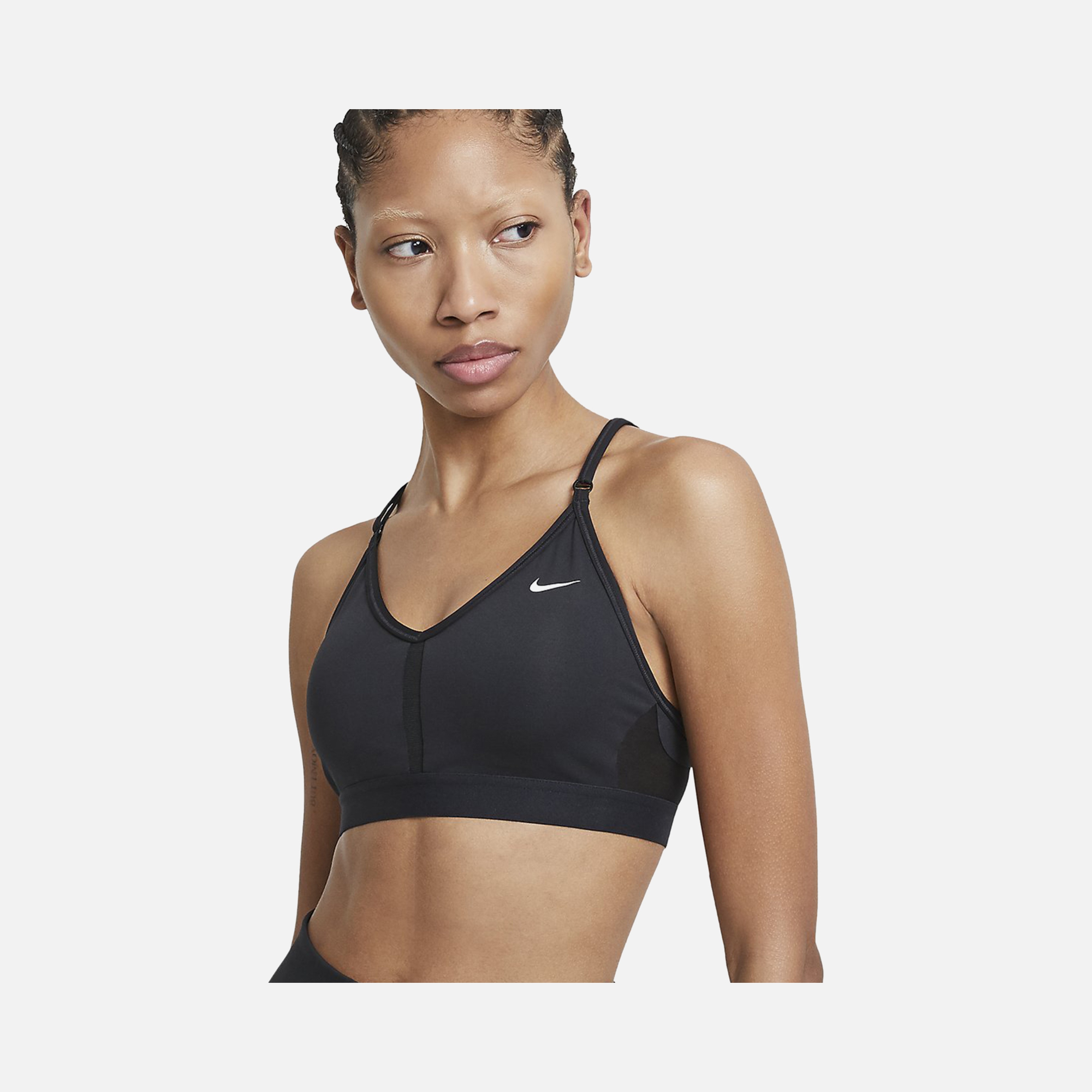 Nike Dri-Fit Indy V Neck Light-Support Sports Training Kadın Bra