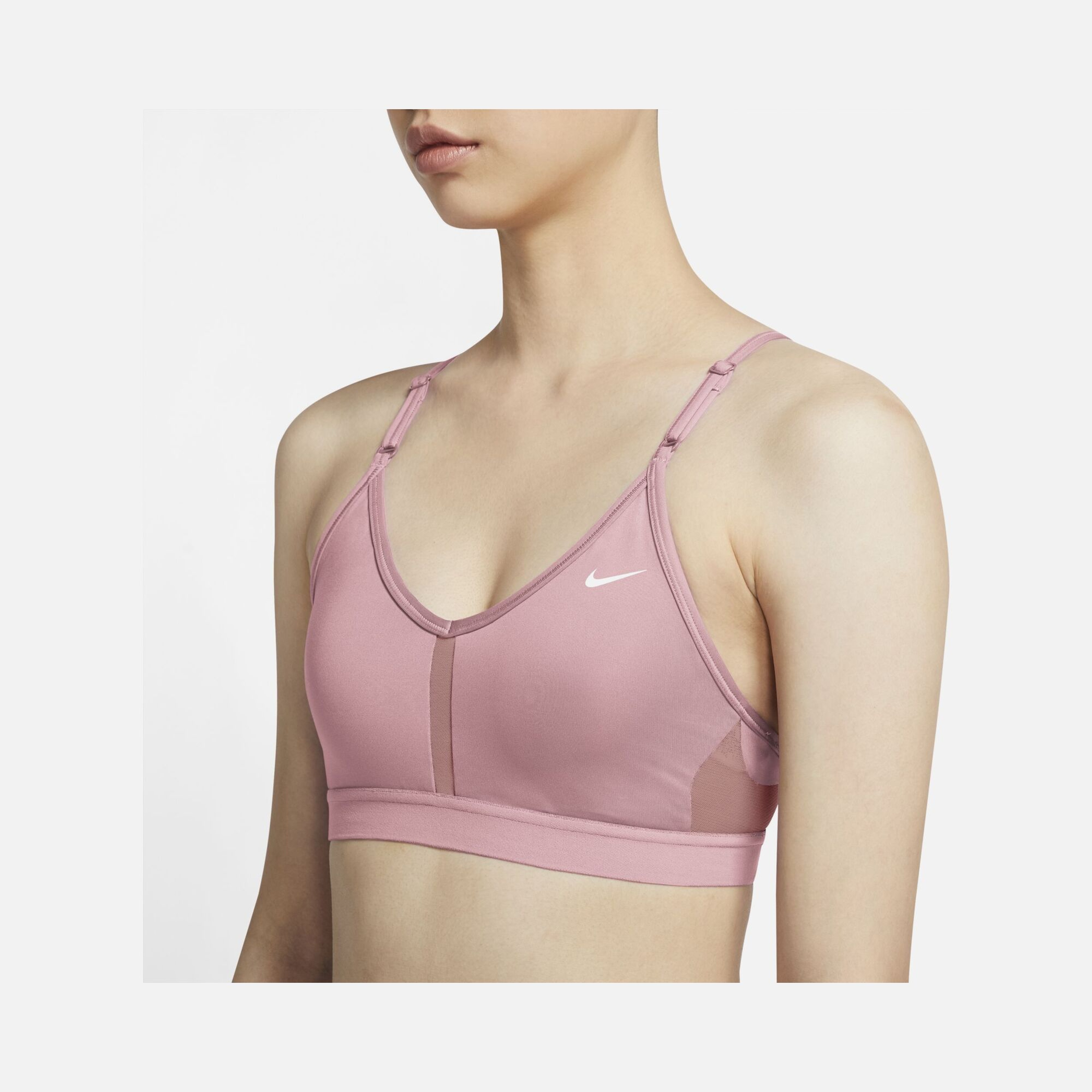 Nike Dri-Fit Indy V Neck Light-Support Sports Training Kadın Bra