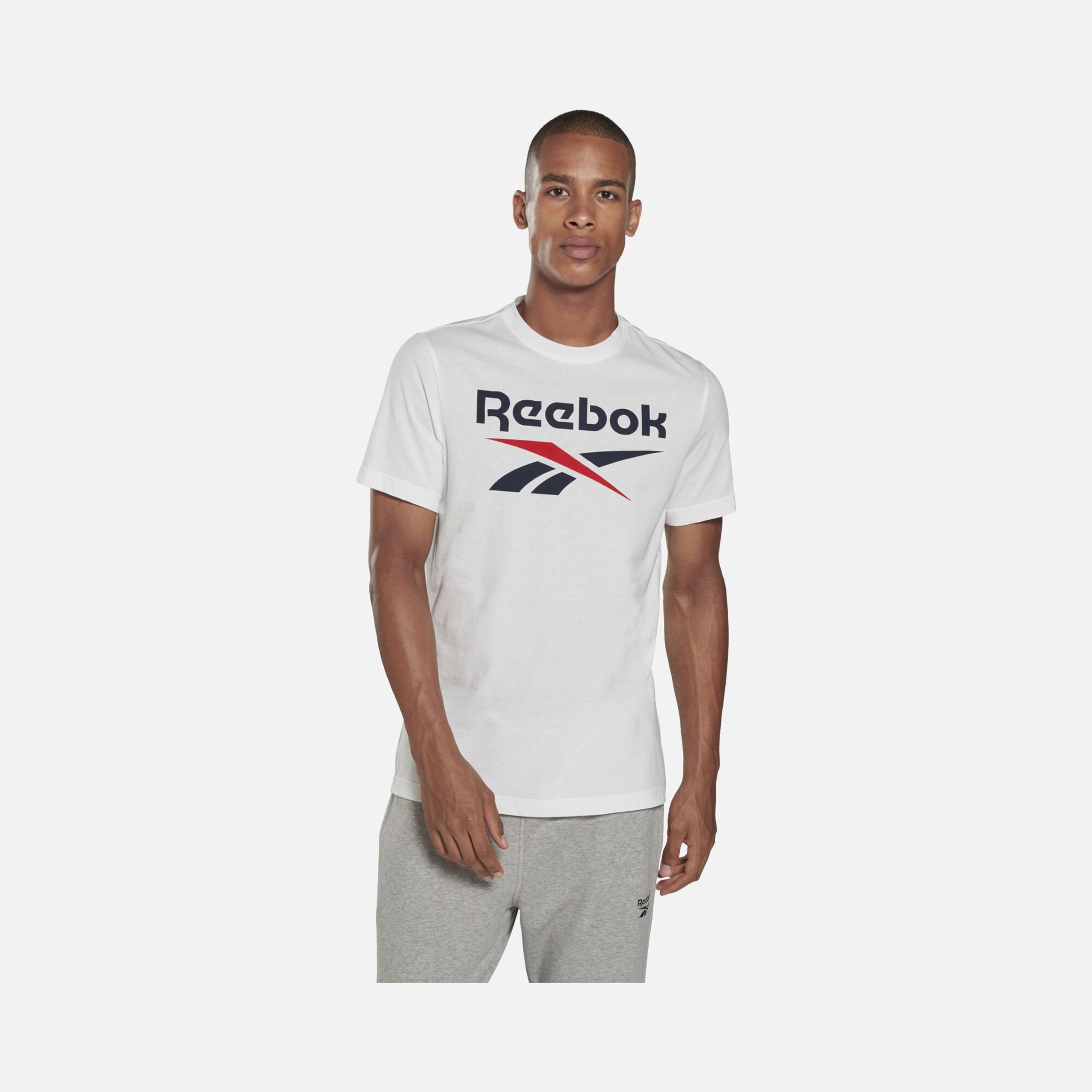 Reebok Graphic Series Stacked Short-Sleeve Erkek Tişört