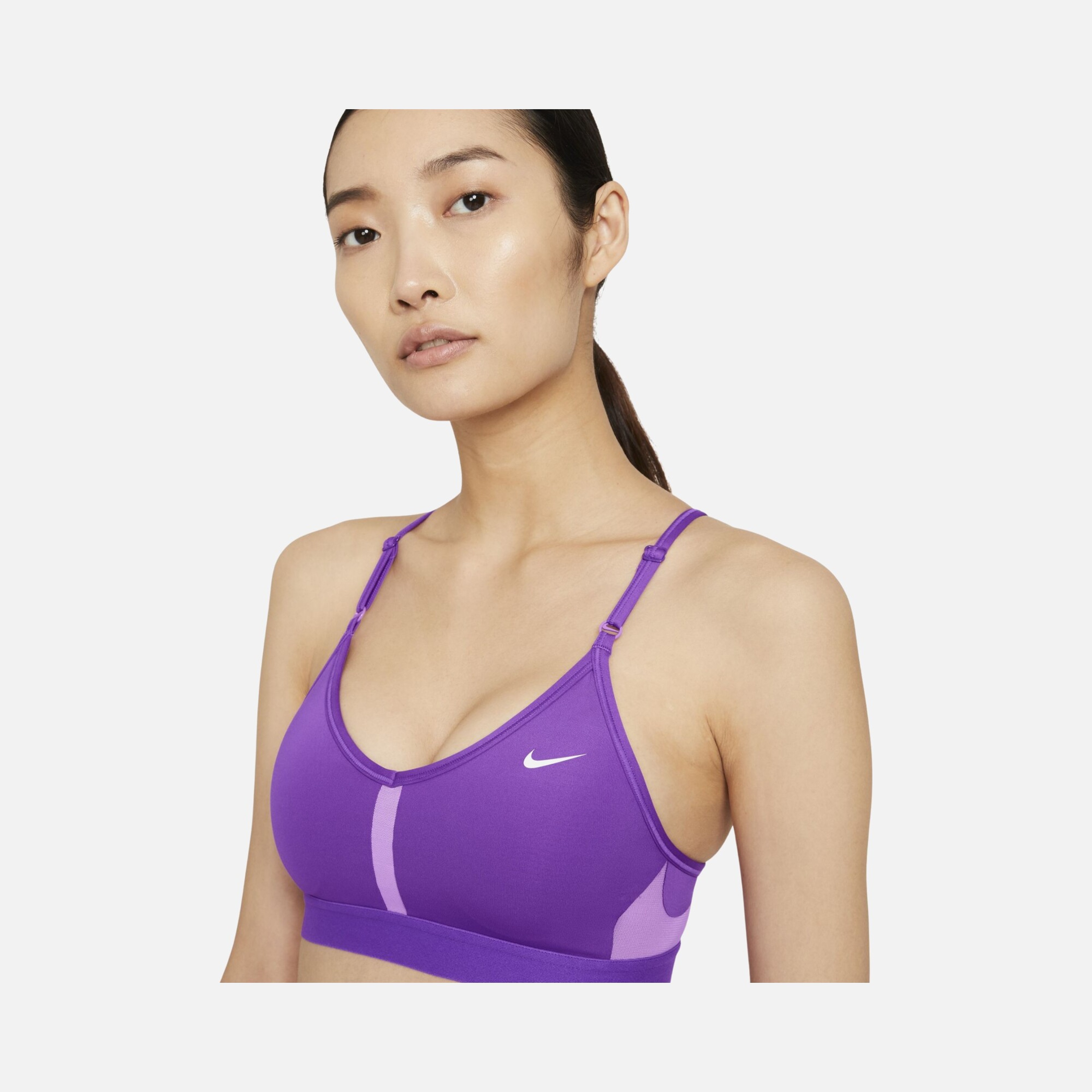 Nike Dri-Fit Indy V Neck Light-Support Sports Training Kadın Bra