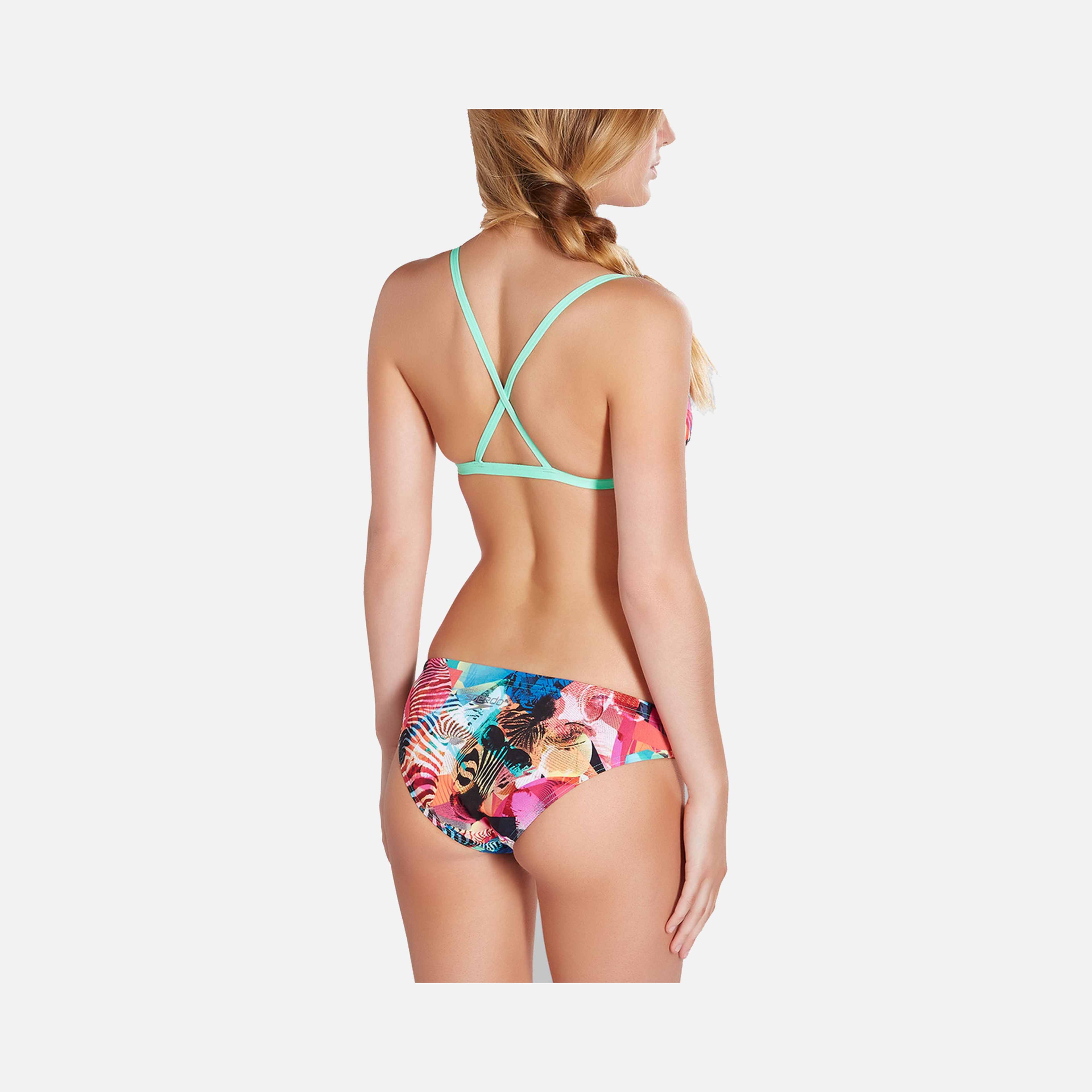 Speedo Digital Printed 2PCE XBCK Kadın Yüzücü Bikini