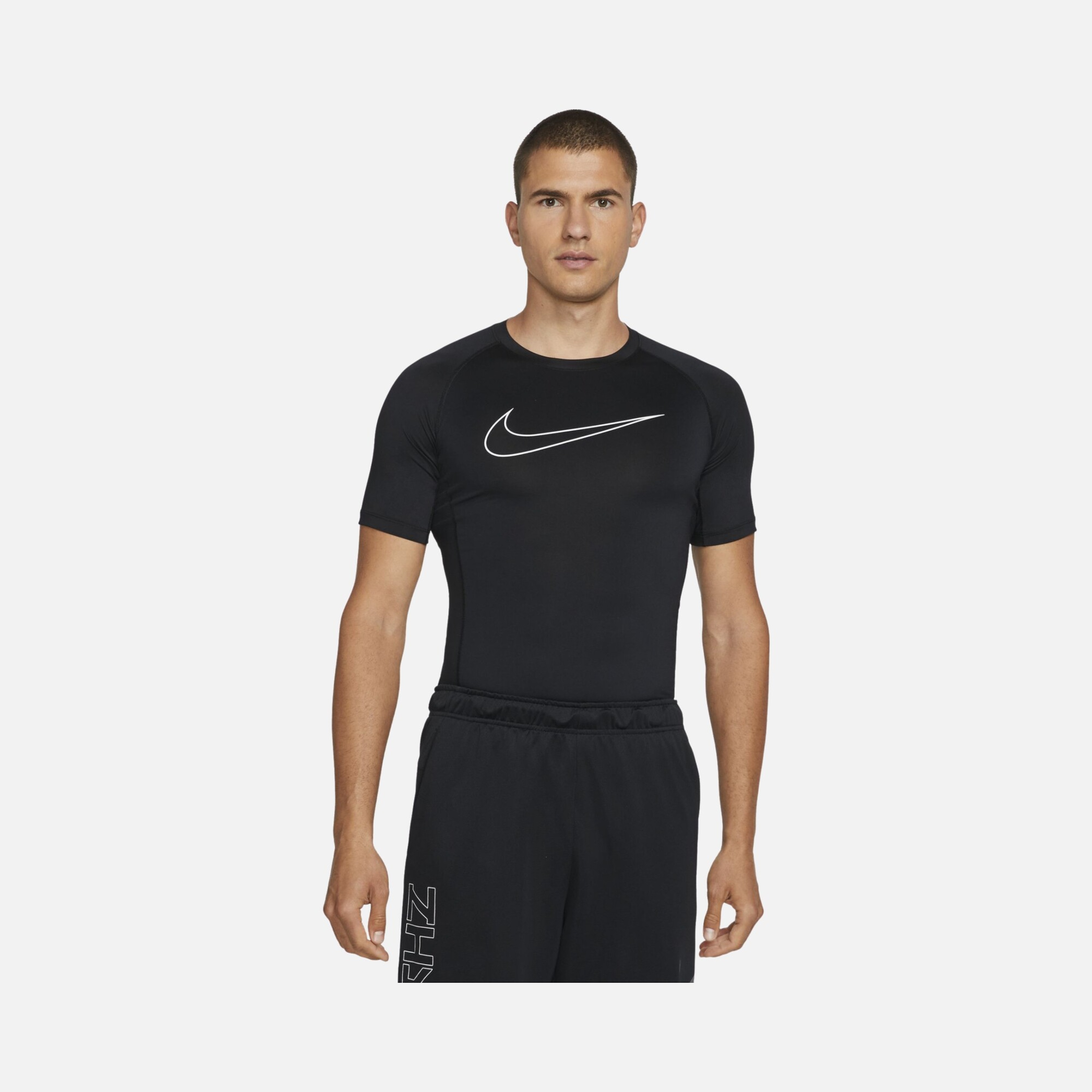 Nike Pro Dri-Fit Tight-Fit Short-Sleeve Erkek Tişört