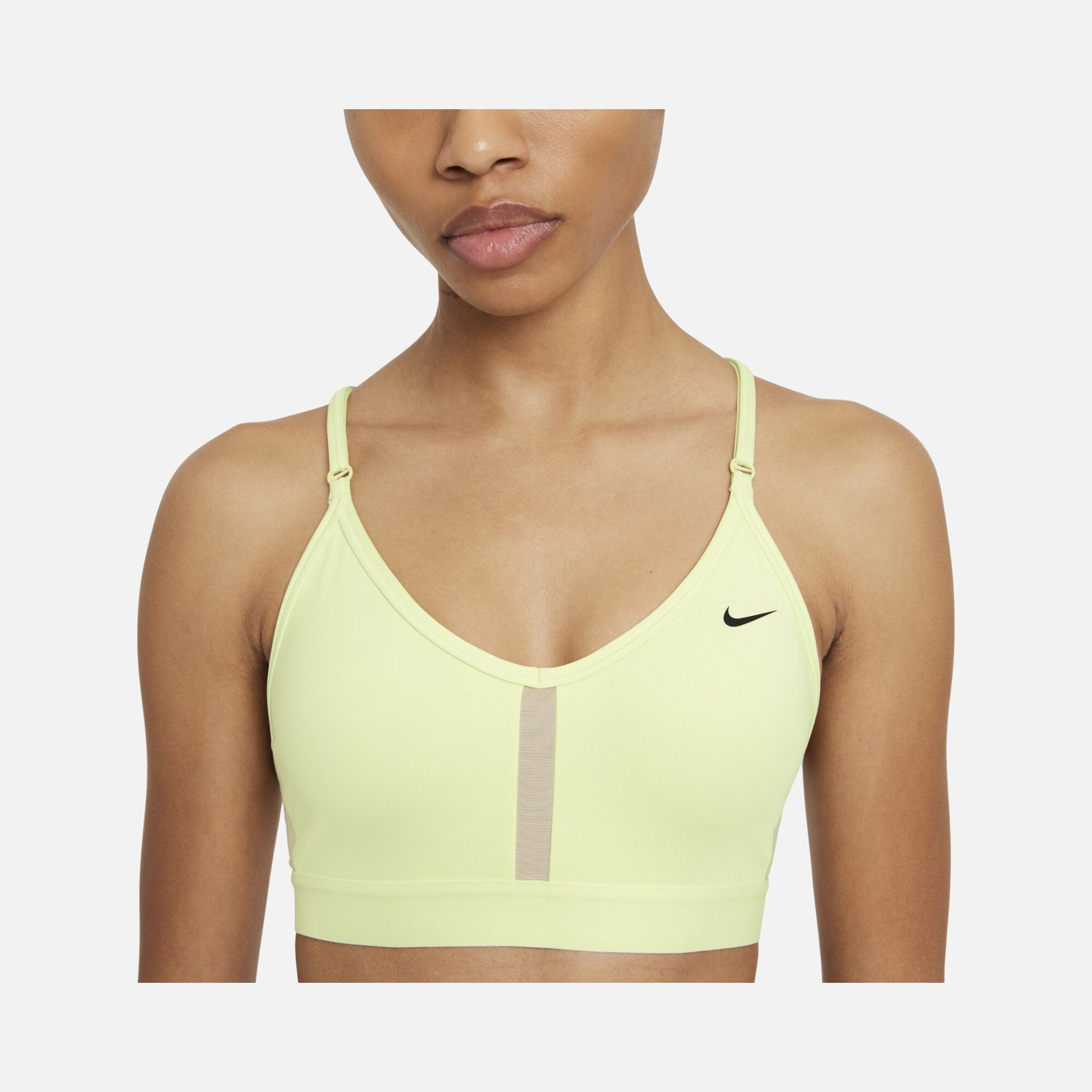 Nike Dri-Fit Indy V Neck Light-Support Sports Training Kadın Bra