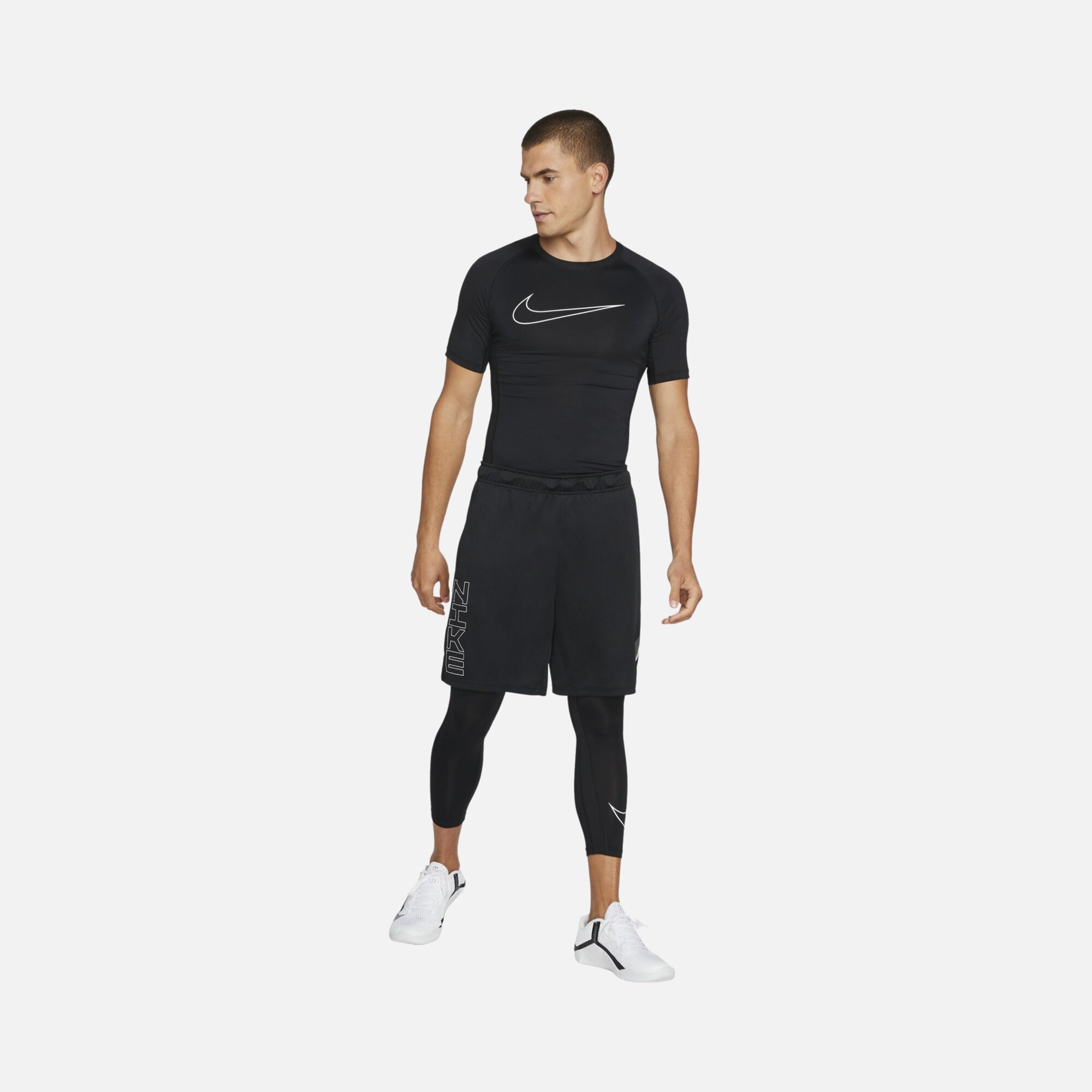 Nike Pro Dri-Fit Tight-Fit Short-Sleeve Erkek Tişört
