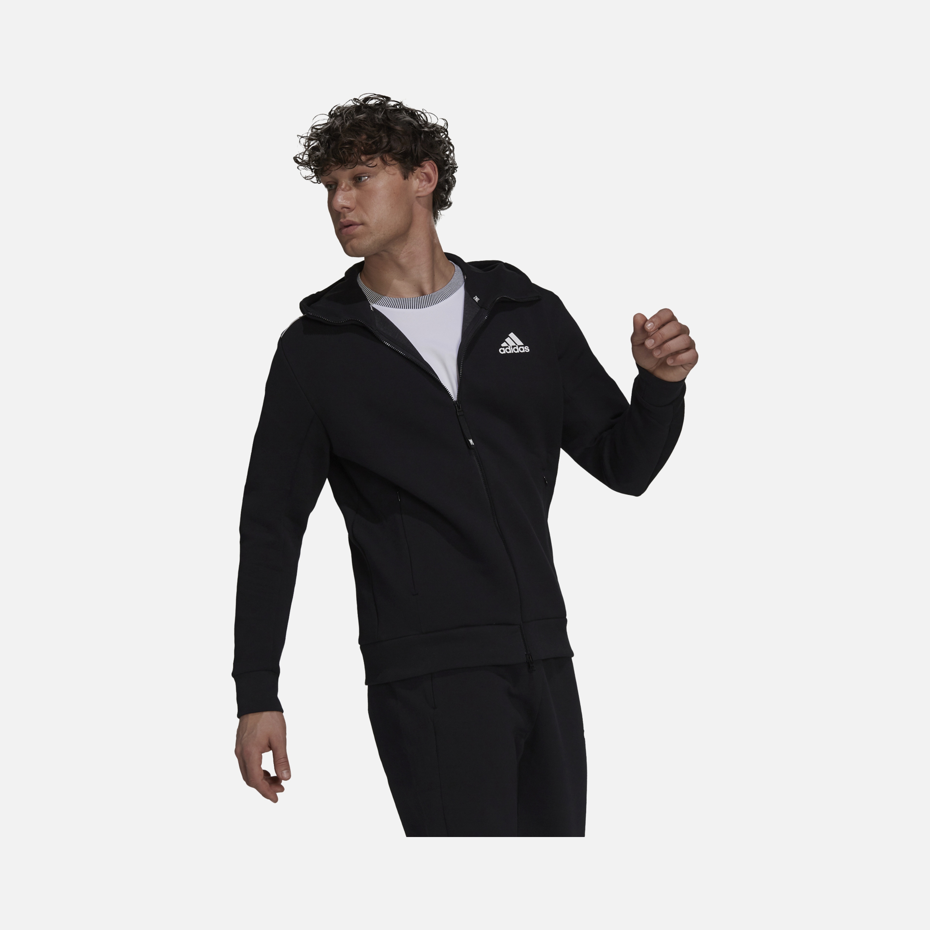 adidas Z.N.E. Sportswear Full-Zip CO Hoodie Erkek Sweatshirt