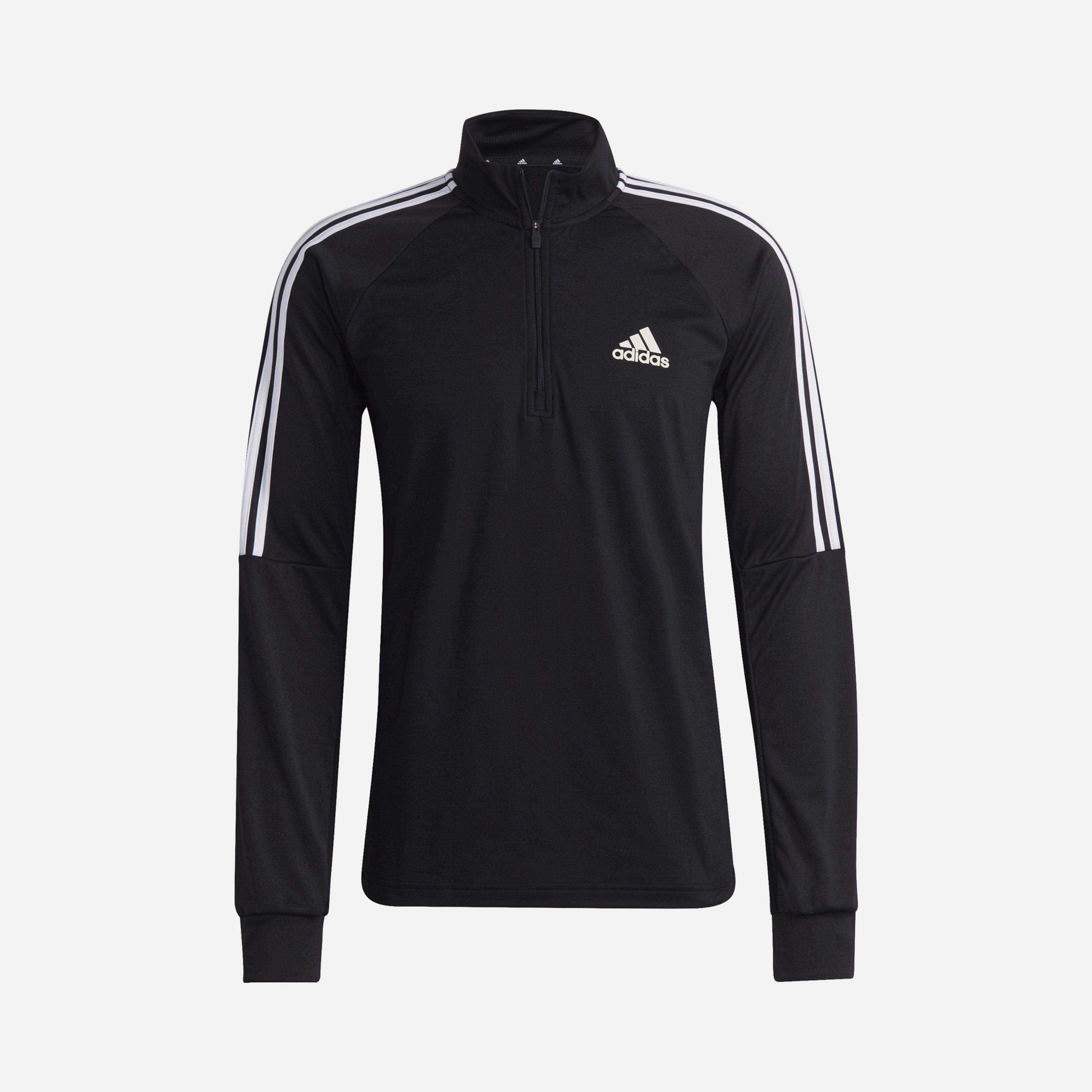 adidas AEROREADY Sereno Cut 3-Stripes Slim 1/4-Zip Training FW21 Long-Sleeve Erkek Tişört
