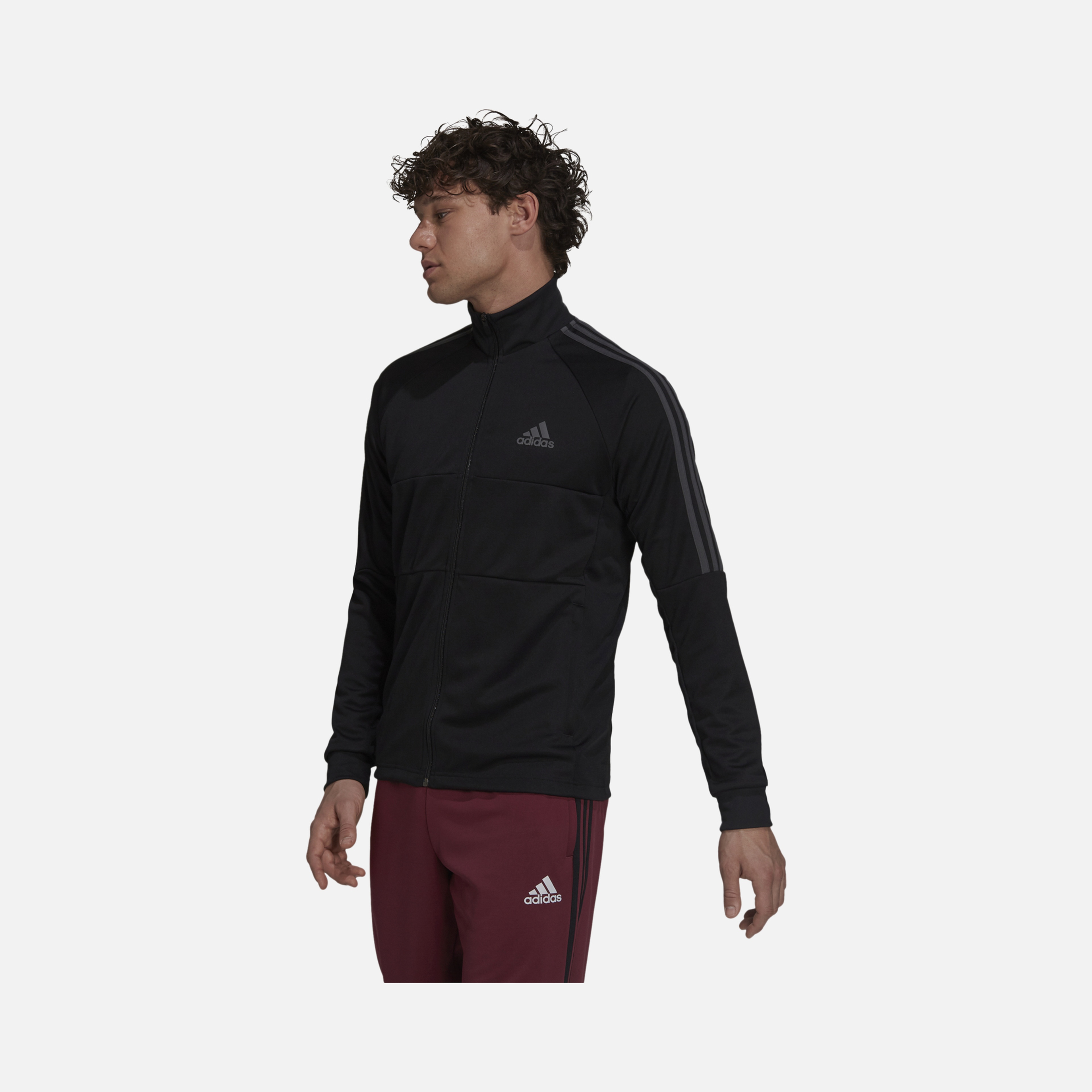 adidas AEROREADY Sereno Cut 3-Stripes Slim Track Full-Zip Erkek Ceket