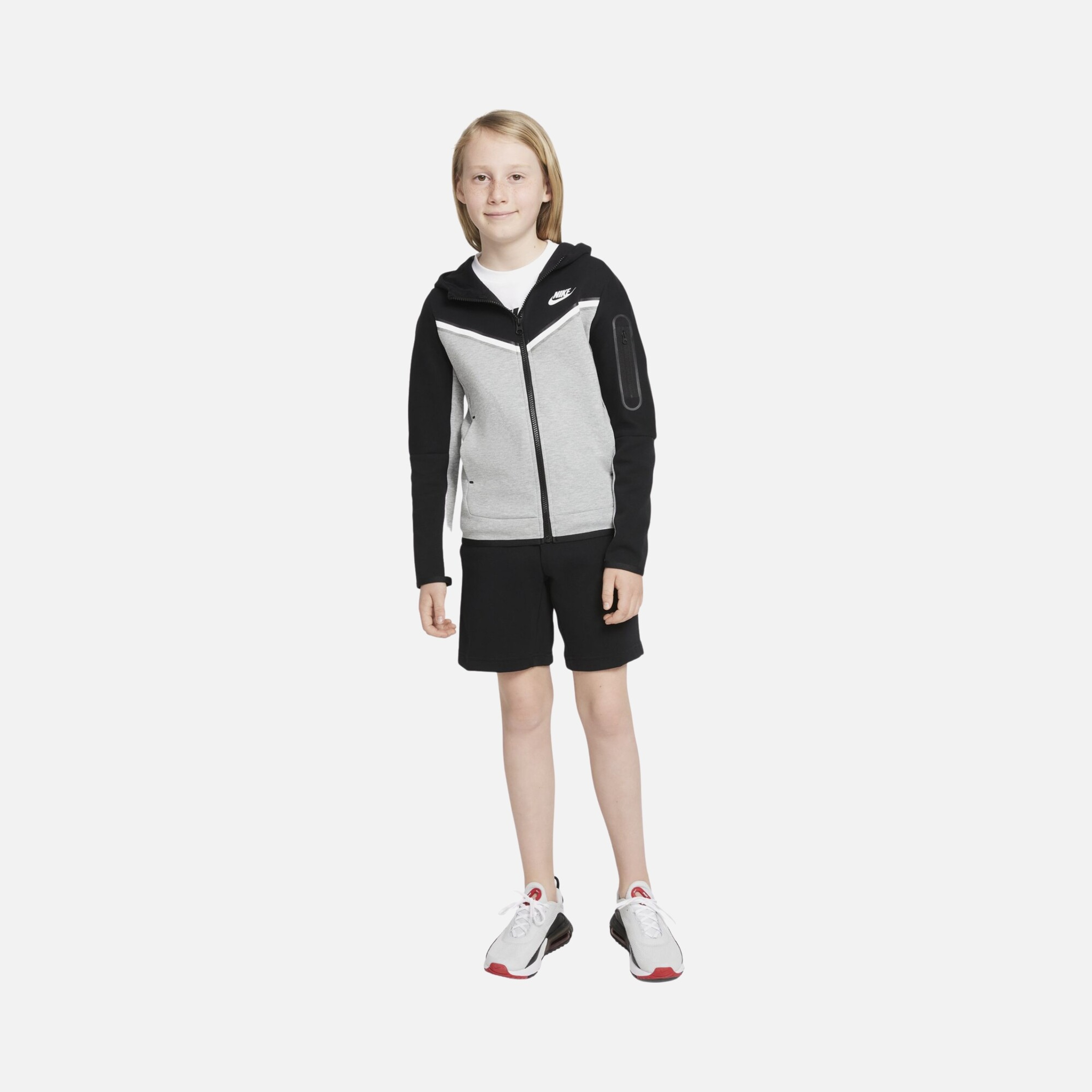 Nike Sportswear Tech Fleece Full-Zip Hoodie (Boys') Çocuk Sweatshirt