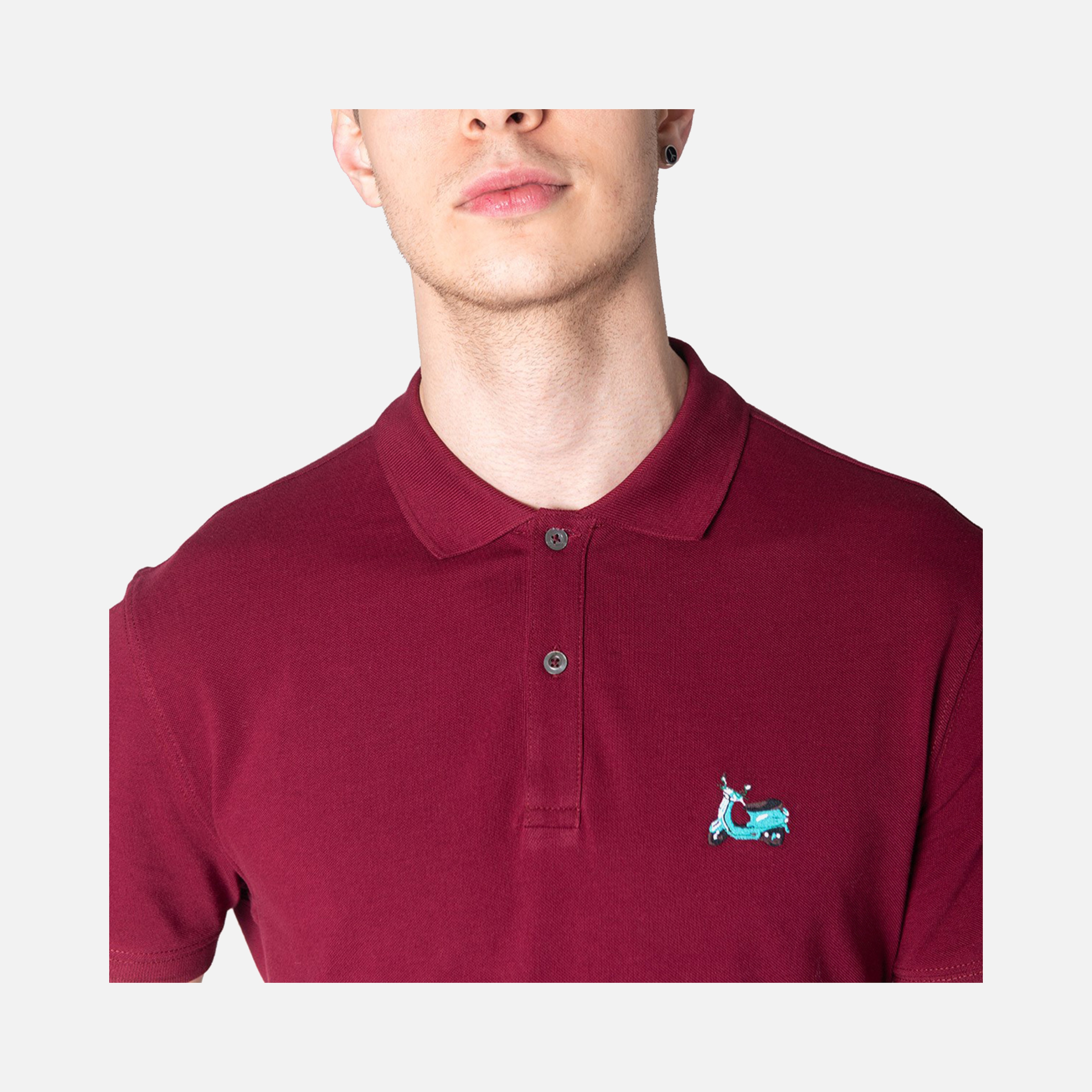 John Frank Identity Yespa Polo Short-Sleeve Erkek Tişört