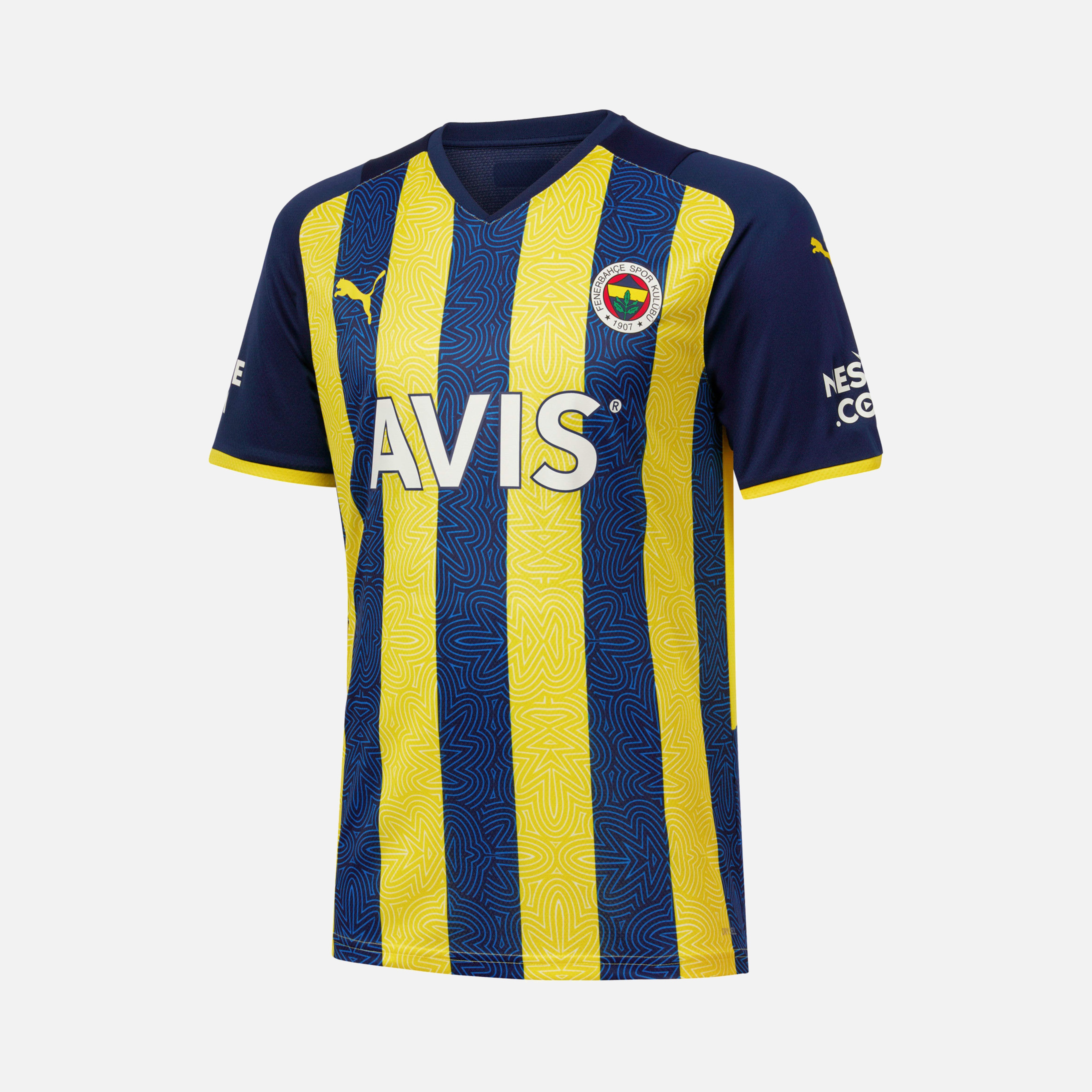 Puma Fenerbahçe SK 2021-2022 Çubuklu İç Saha Erkek Forma
