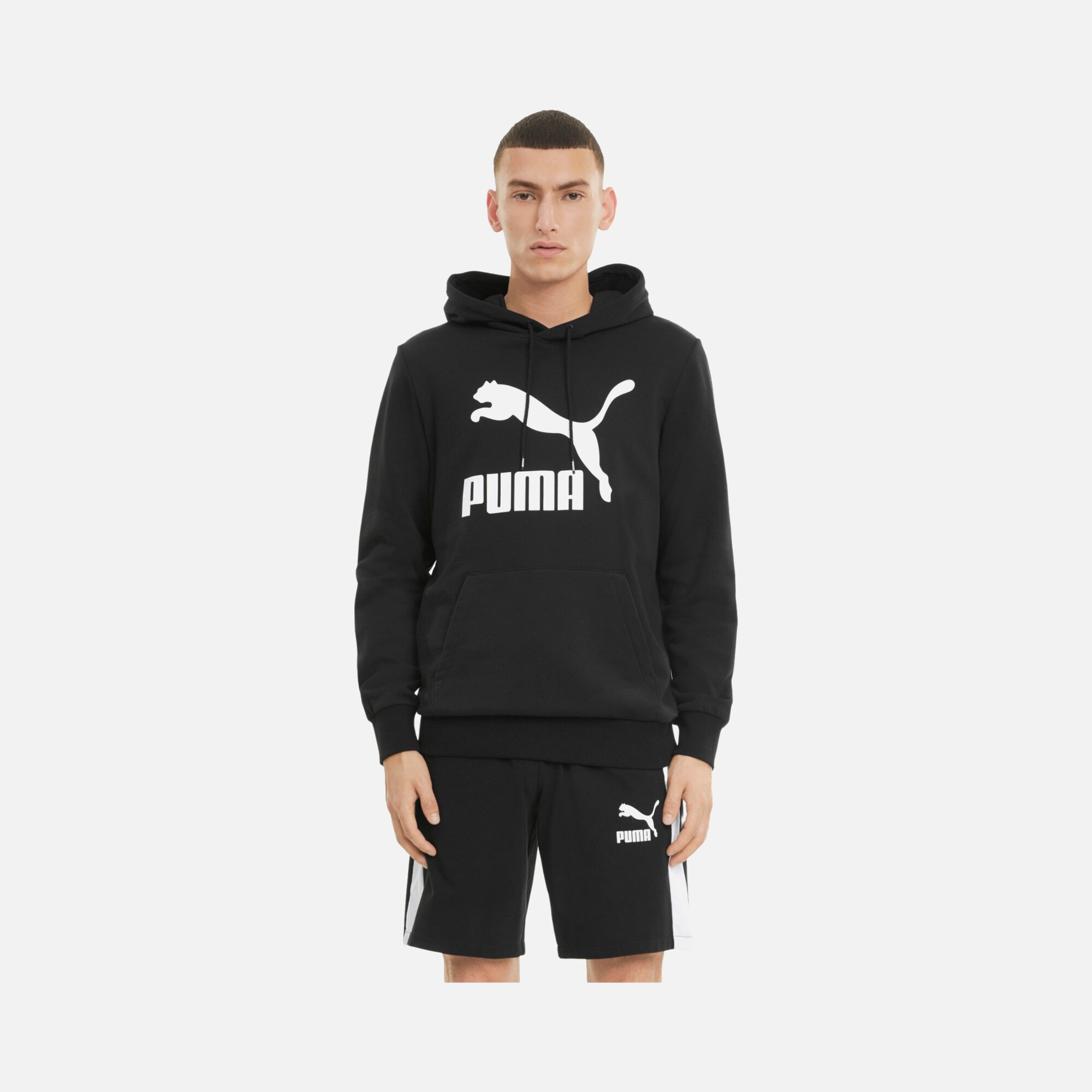 Puma Sportswear Classics Graphic Logo Hoodie Erkek Sweatshirt