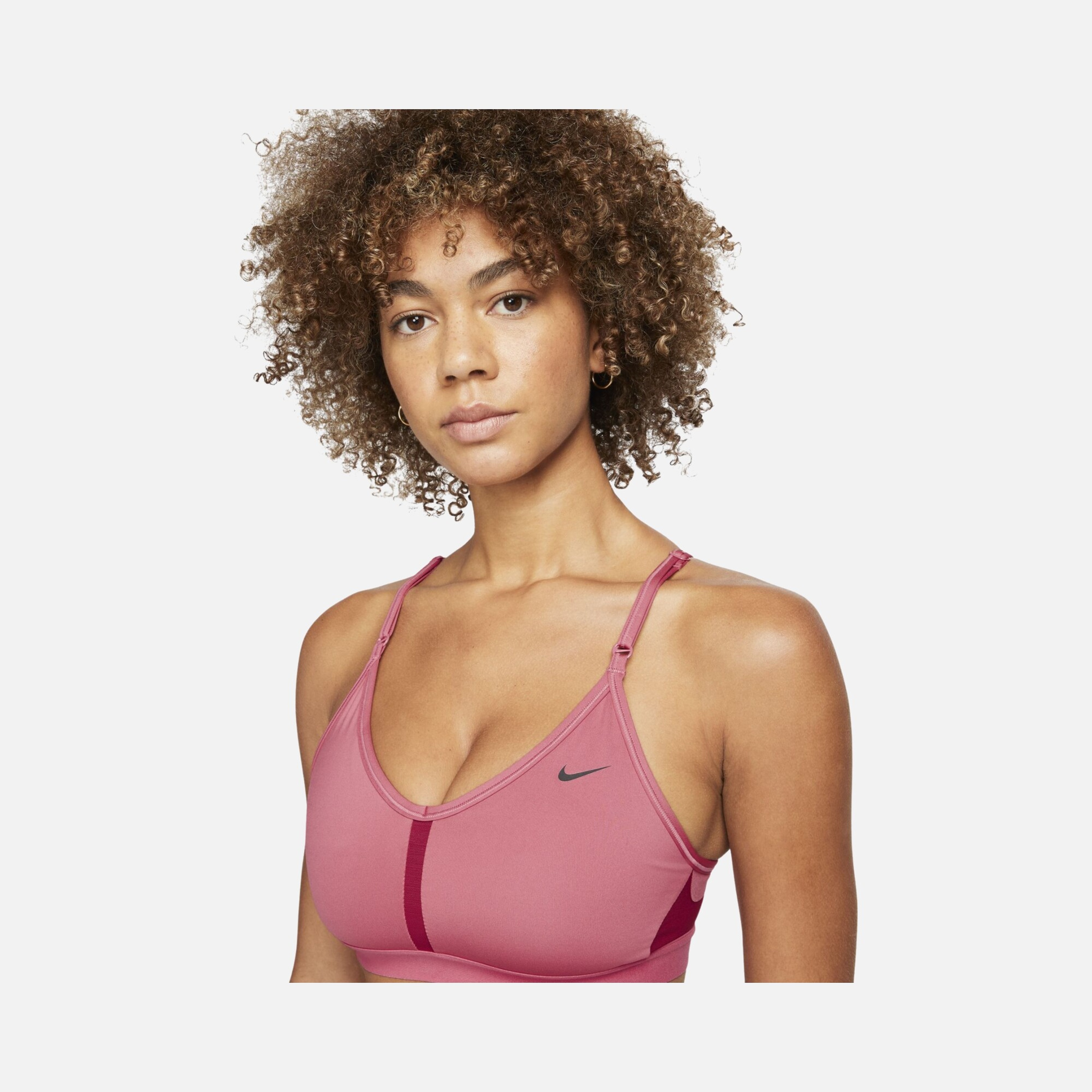 Nike Dri-Fit Indy V Neck Light-Support Sports Training Kadın Bra