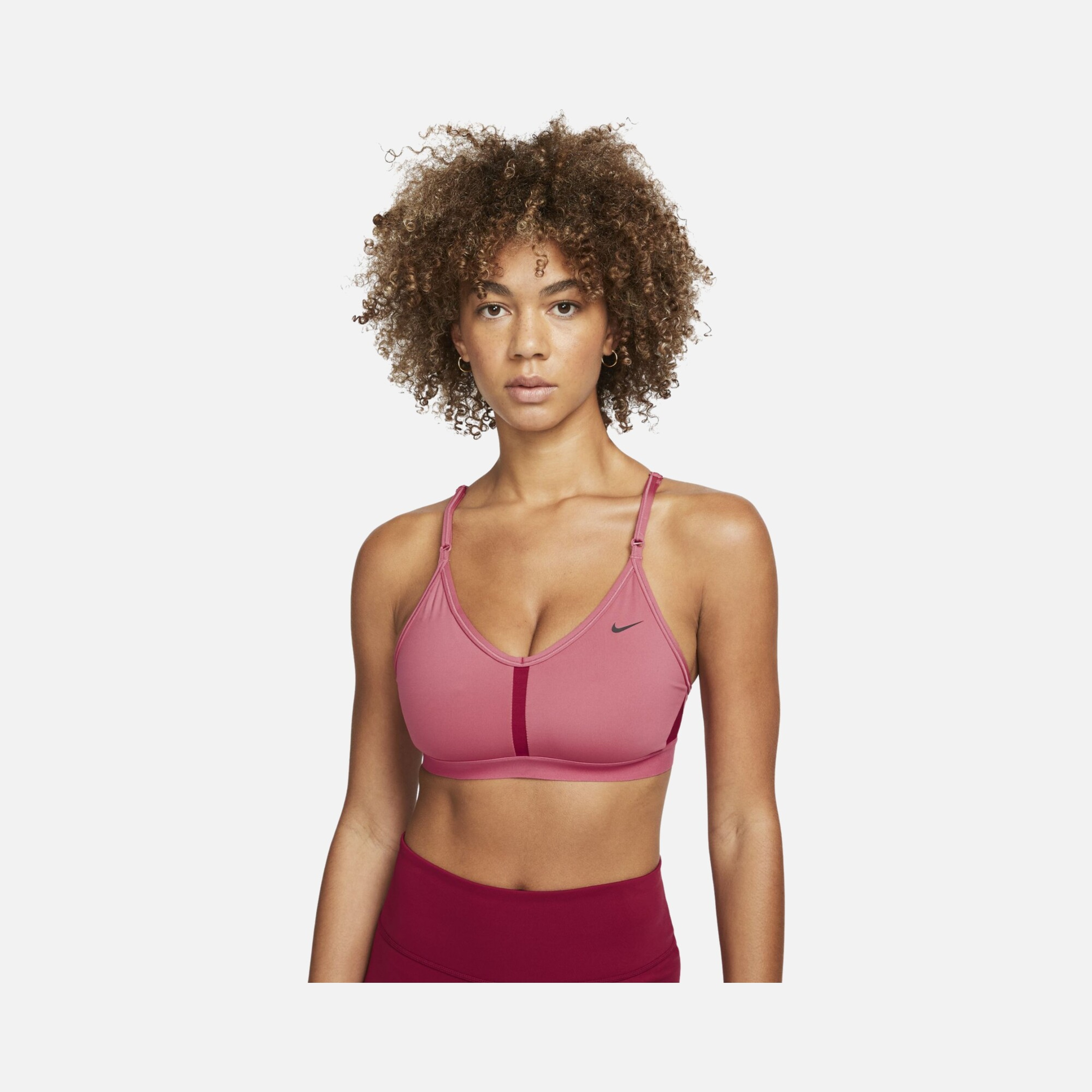 Nike Dri-Fit Indy V Neck Light-Support Sports Training Kadın Bra