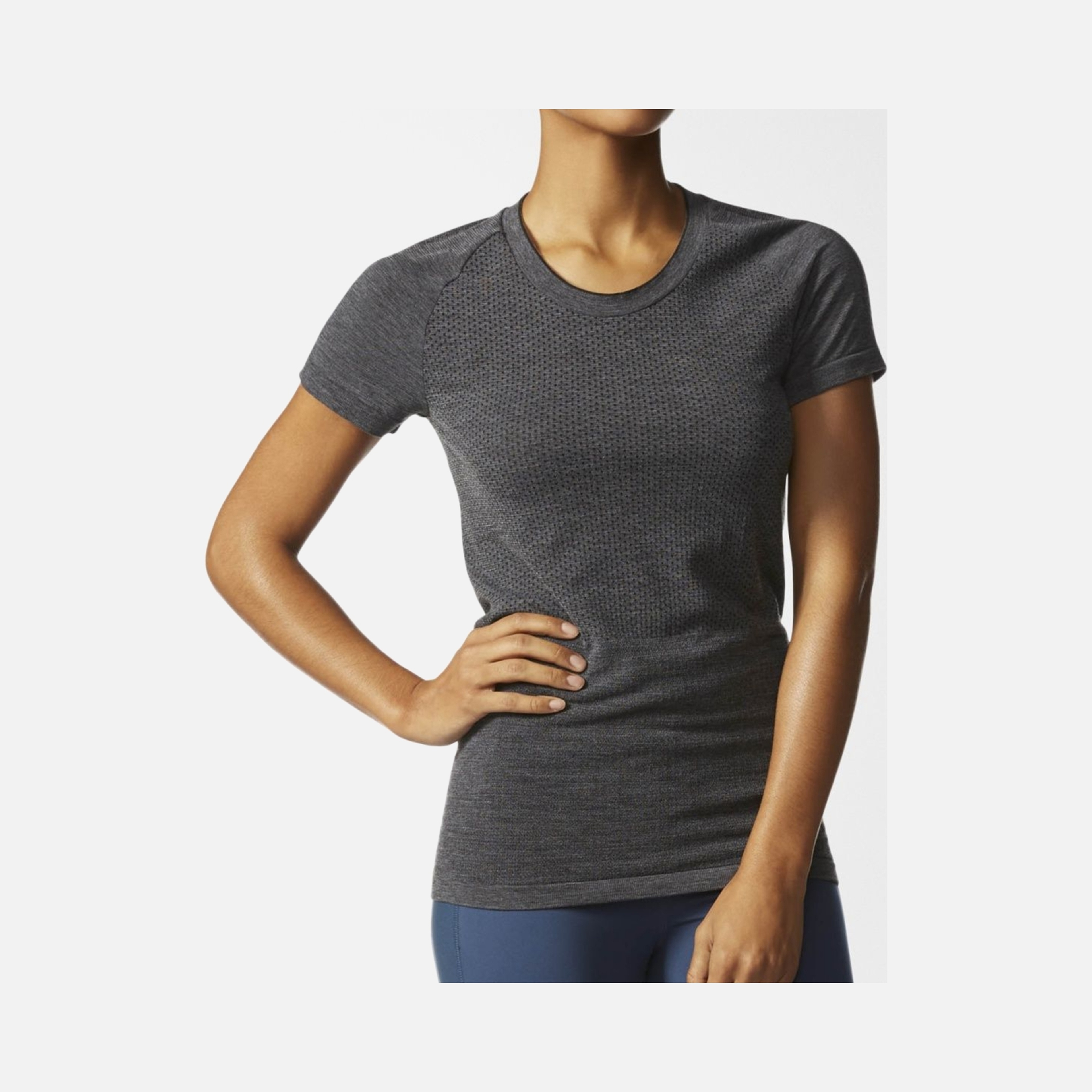 adidas Adistar Wool Primeknit Short-Sleeve Kadın Tişört