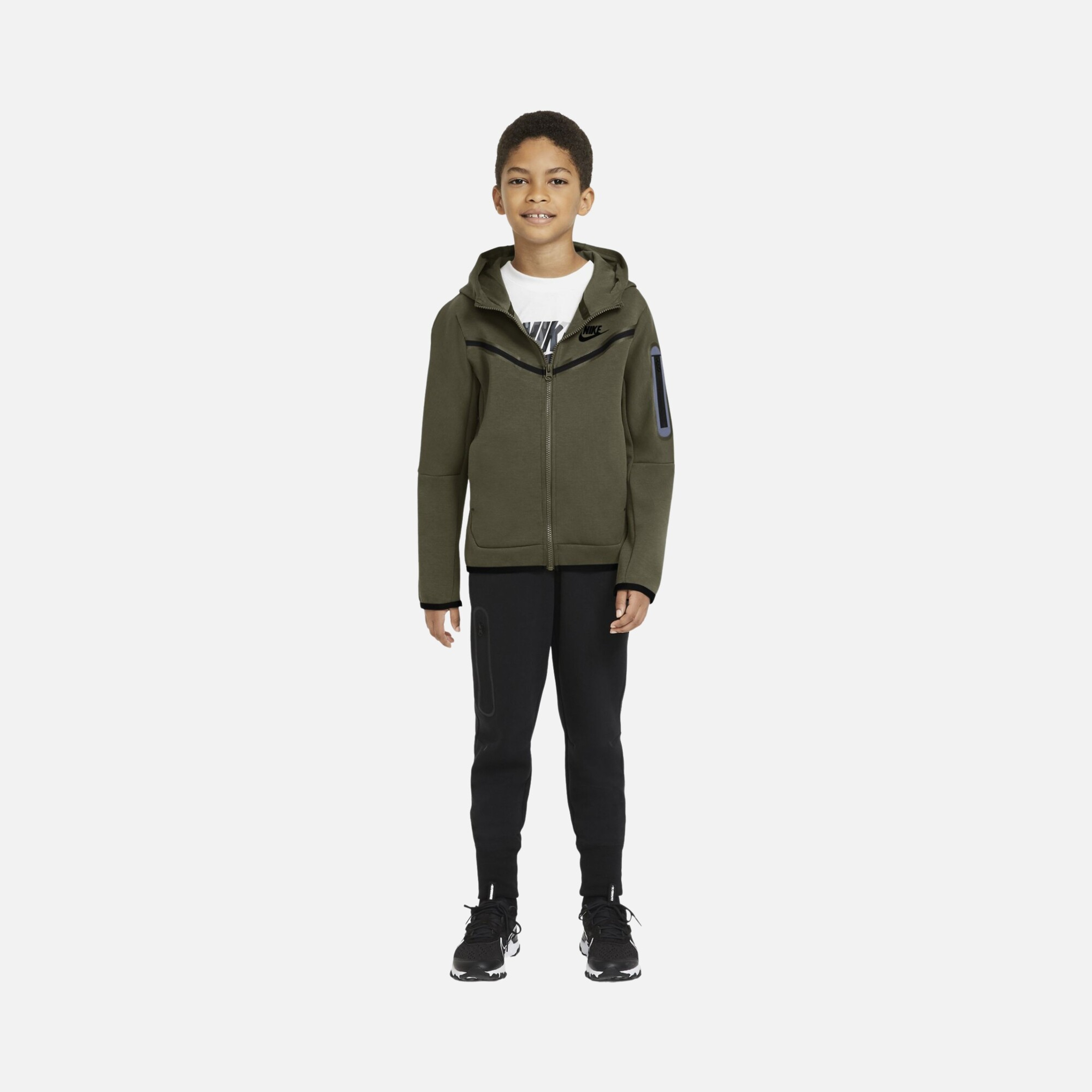 Nike Sportswear Tech Fleece Full-Zip Hoodie (Boys') Çocuk Sweatshirt