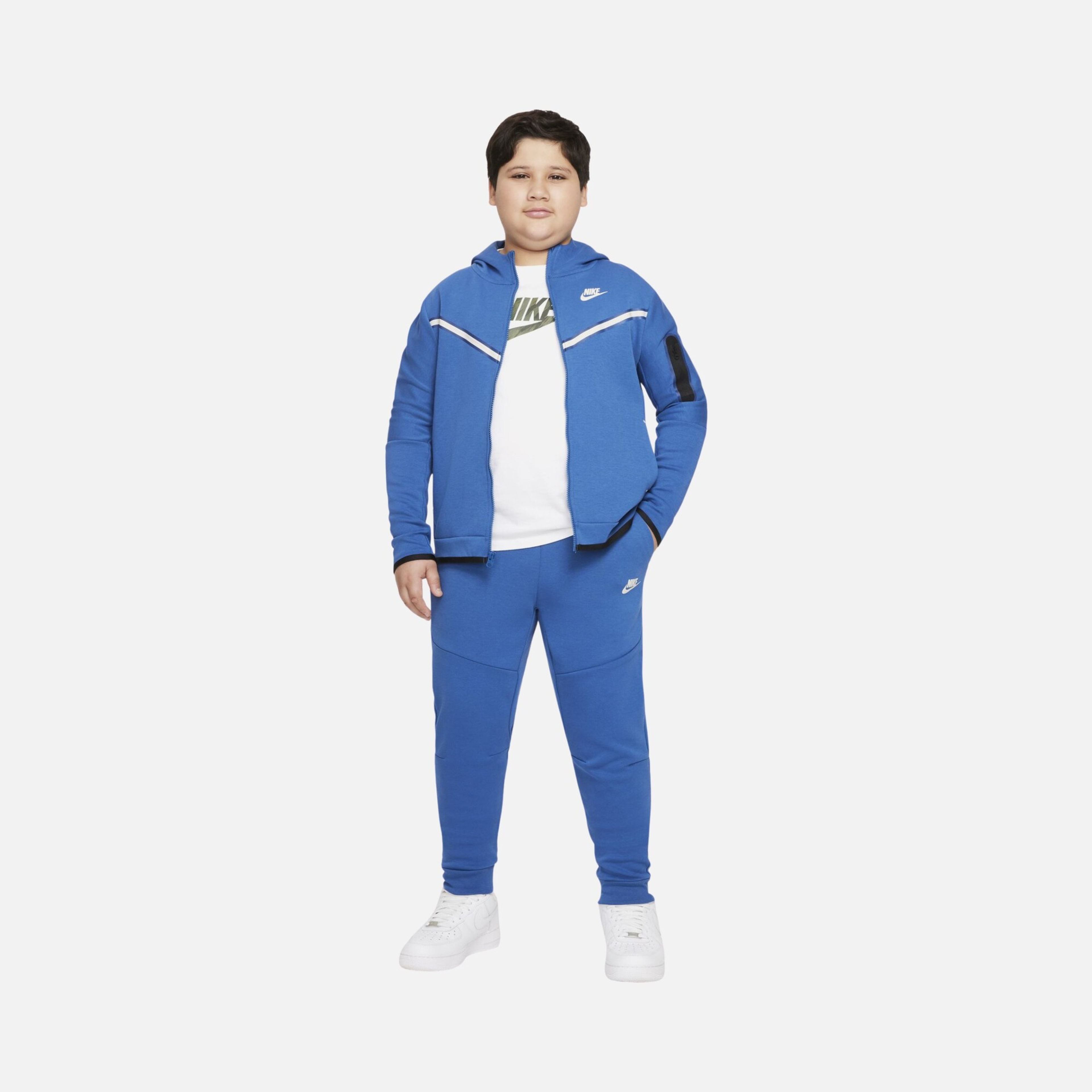 Nike Sportswear Tech Fleece Full-Zip Hoodie (Boys') Çocuk Sweatshirt