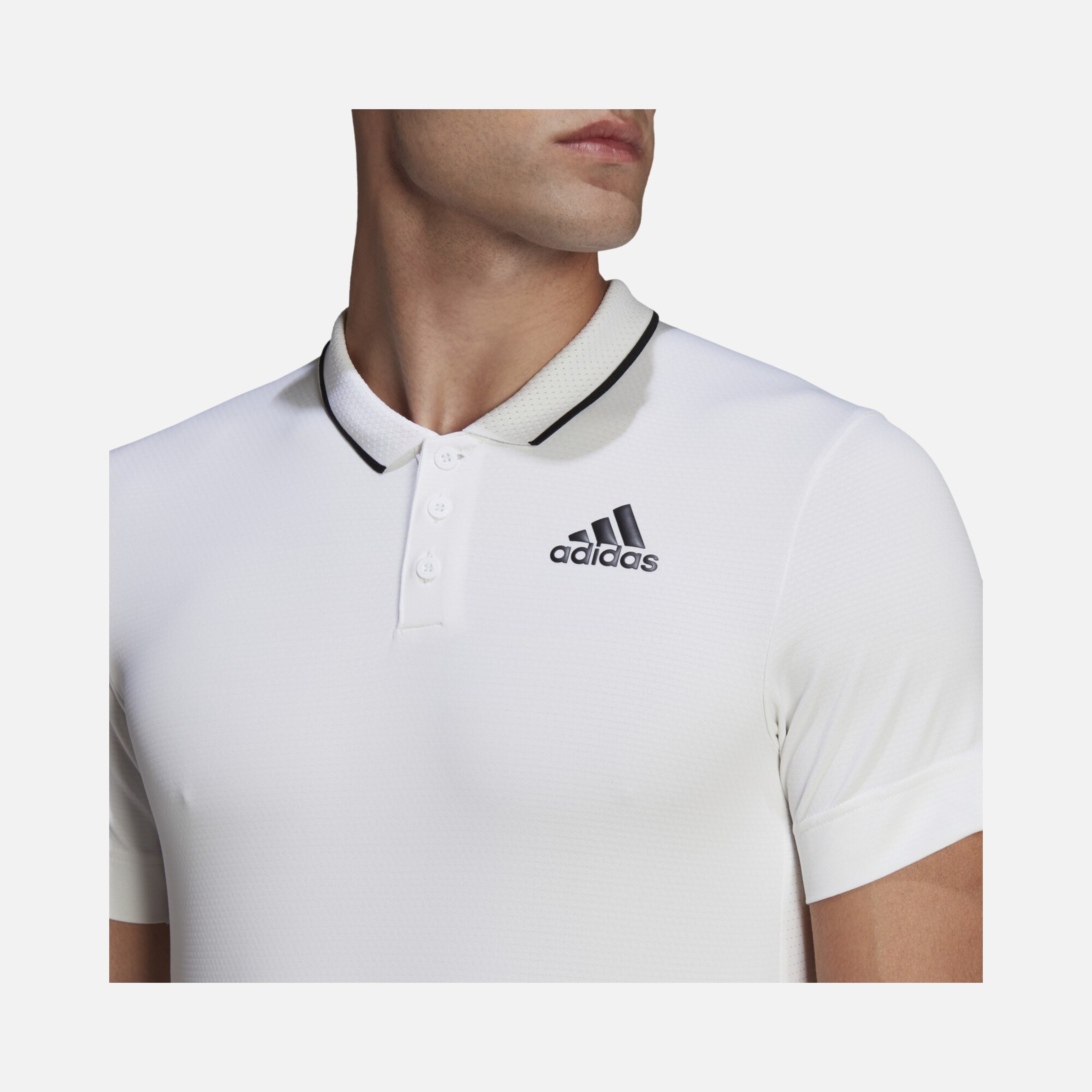 adidas Tennis Freelift HEAT.RDY Polo Short-Sleeve Erkek Tişört