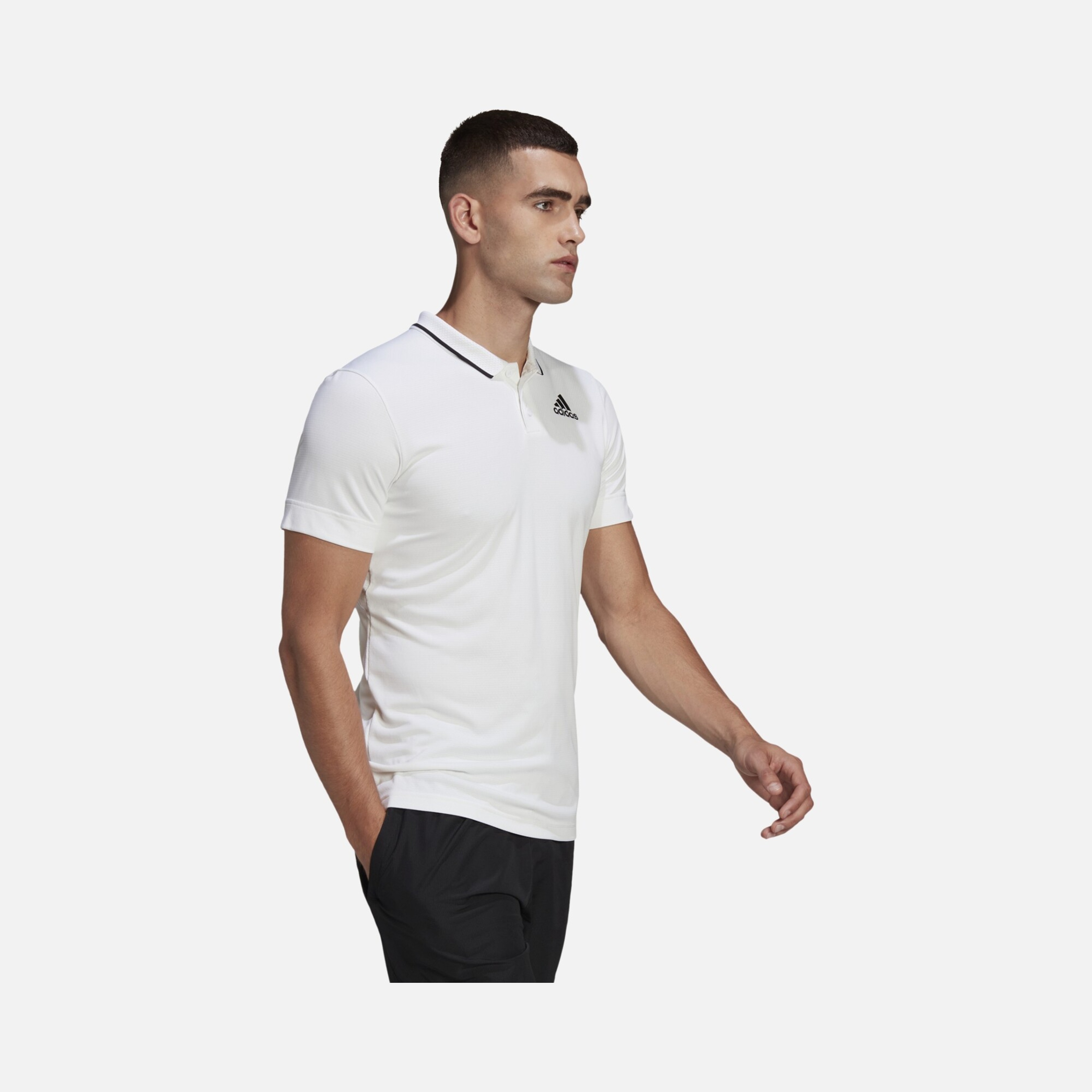 adidas Tennis Freelift HEAT.RDY Polo Short-Sleeve Erkek Tişört