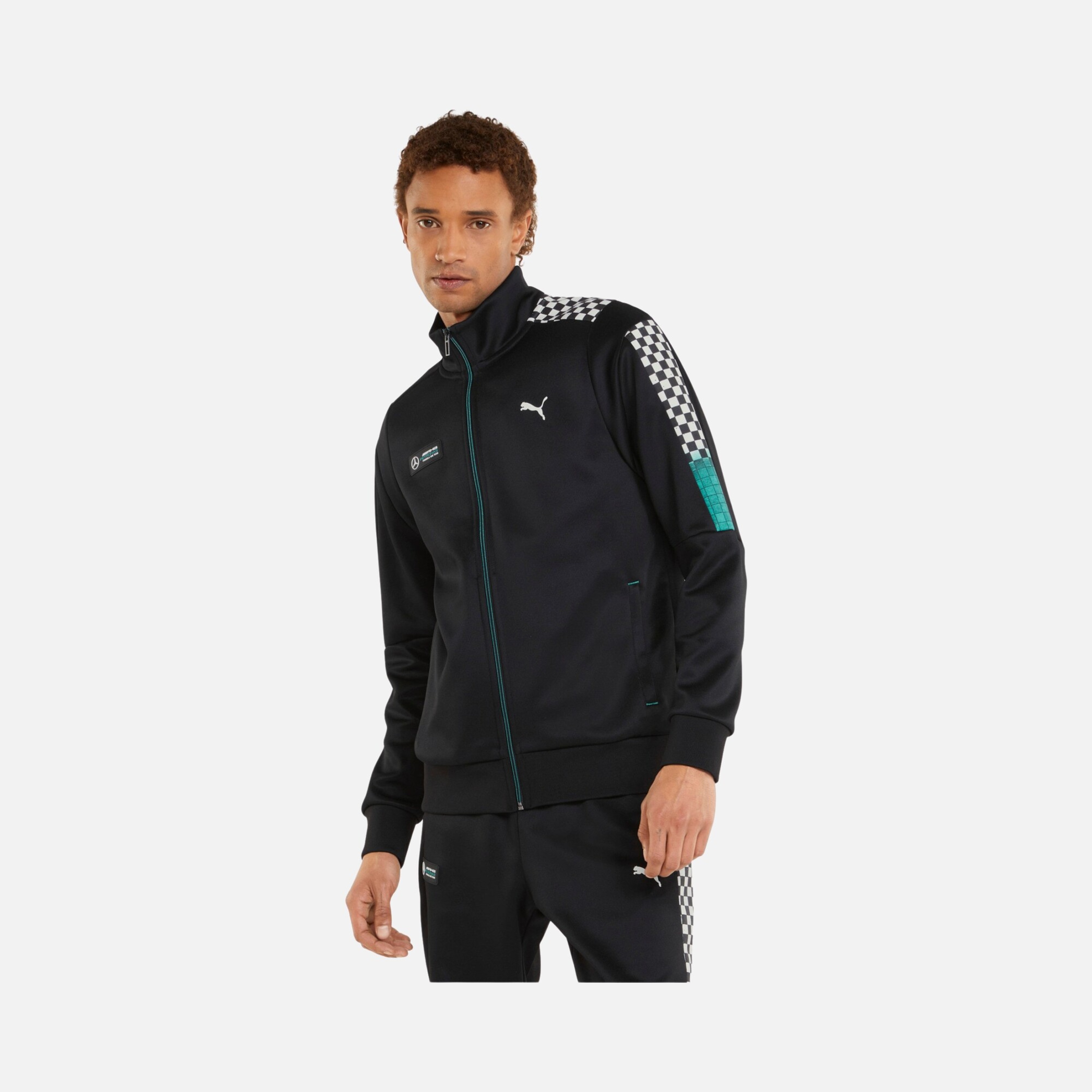 Puma Mercedes F1 T7 Track Full-Zip Erkek Ceket