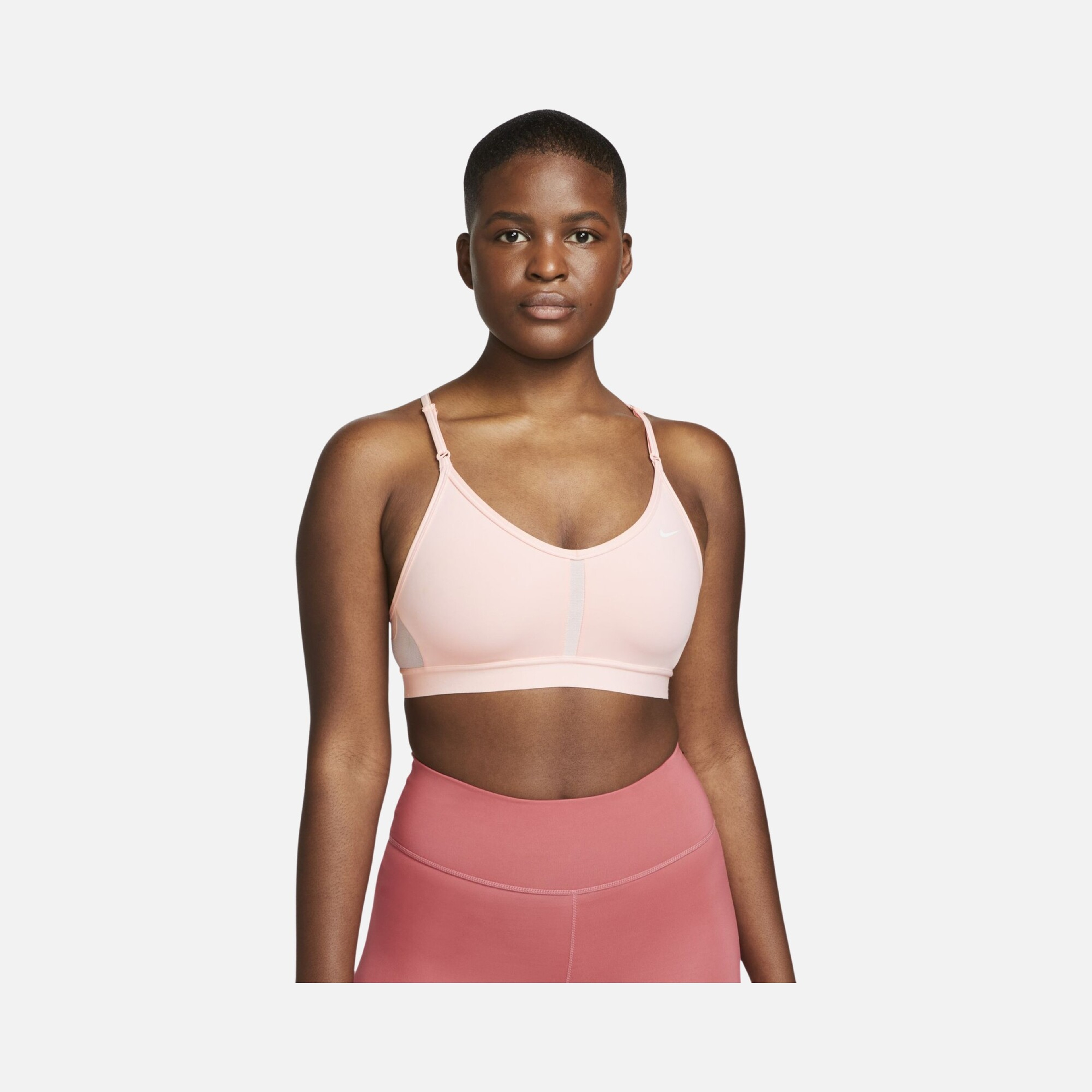 Nike Dri-Fit Indy V Neck Light-Support Sports Training Kadın Bra