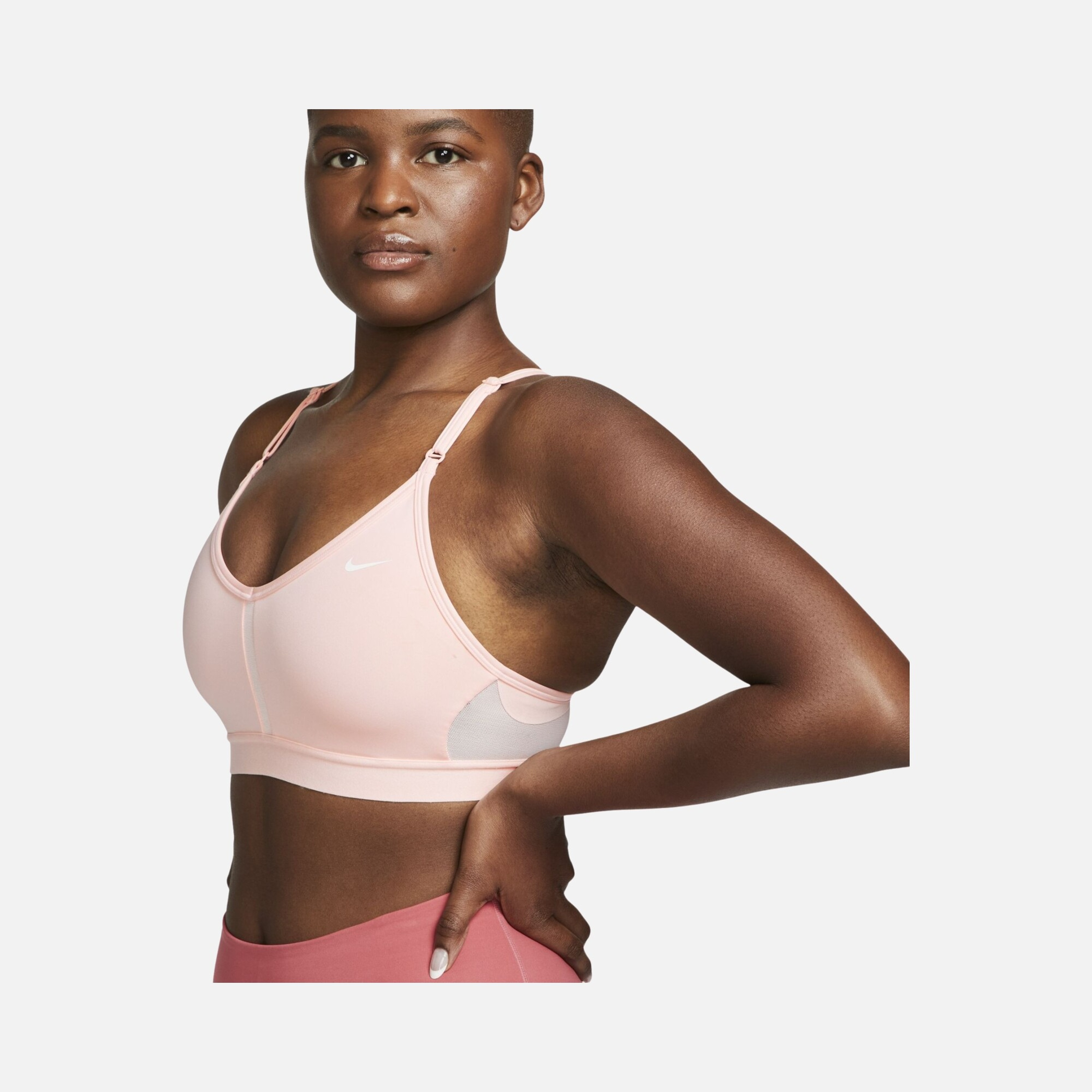 Nike Dri-Fit Indy V Neck Light-Support Sports Training Kadın Bra