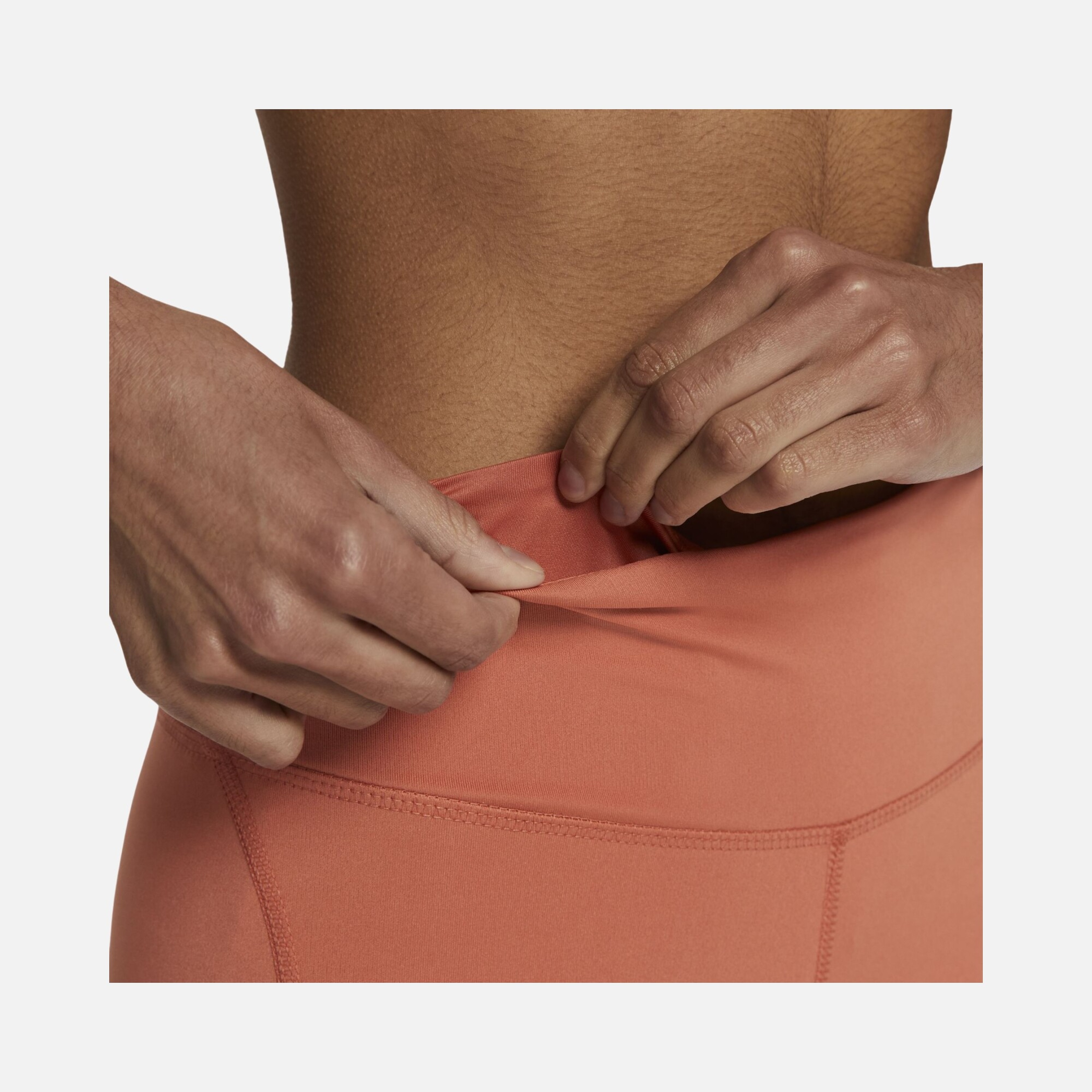 Nike Fast Mid-Rise Crop Running Kadın Tayt