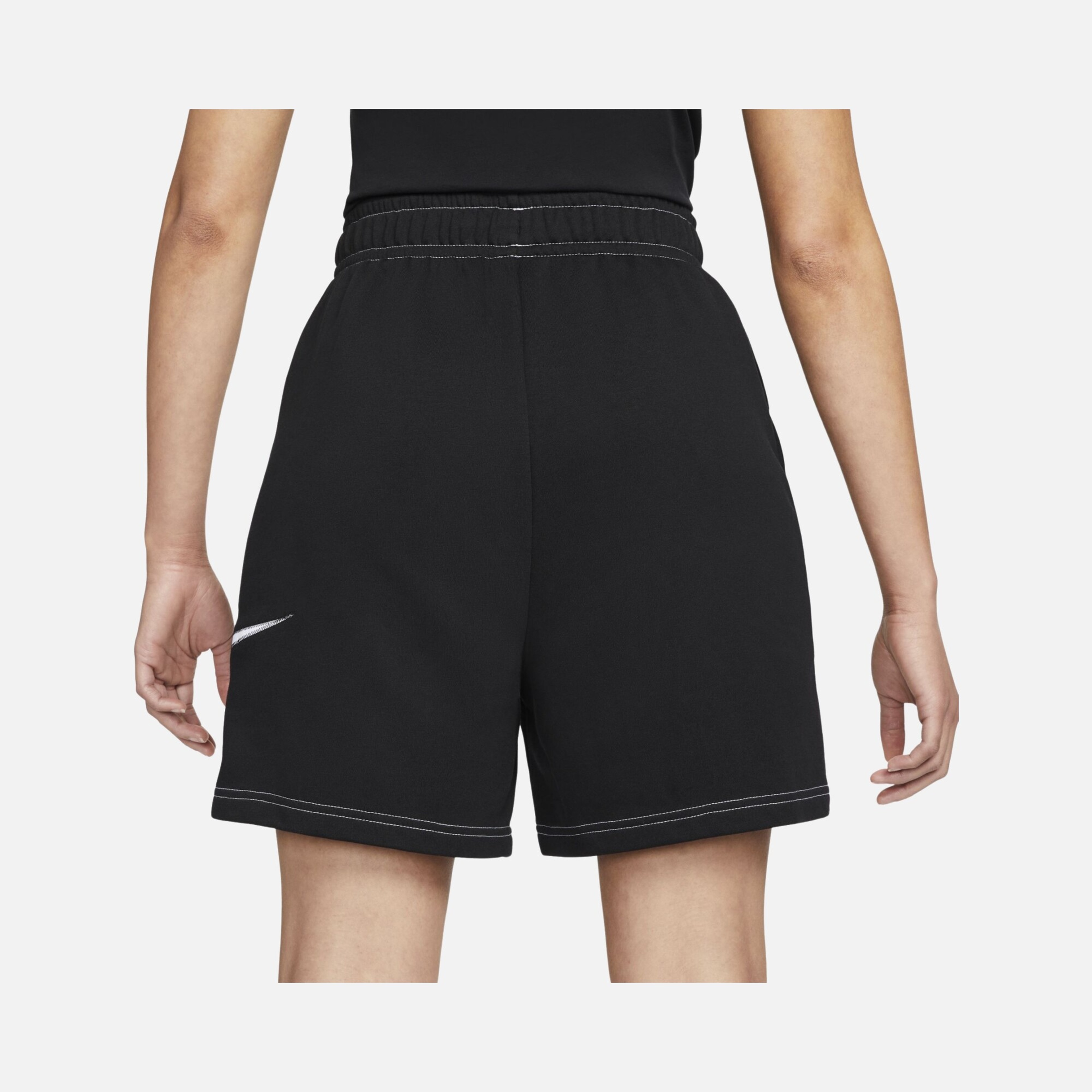 Nike Sportswear Swoosh Fleece High-Waisted Kadın Şort