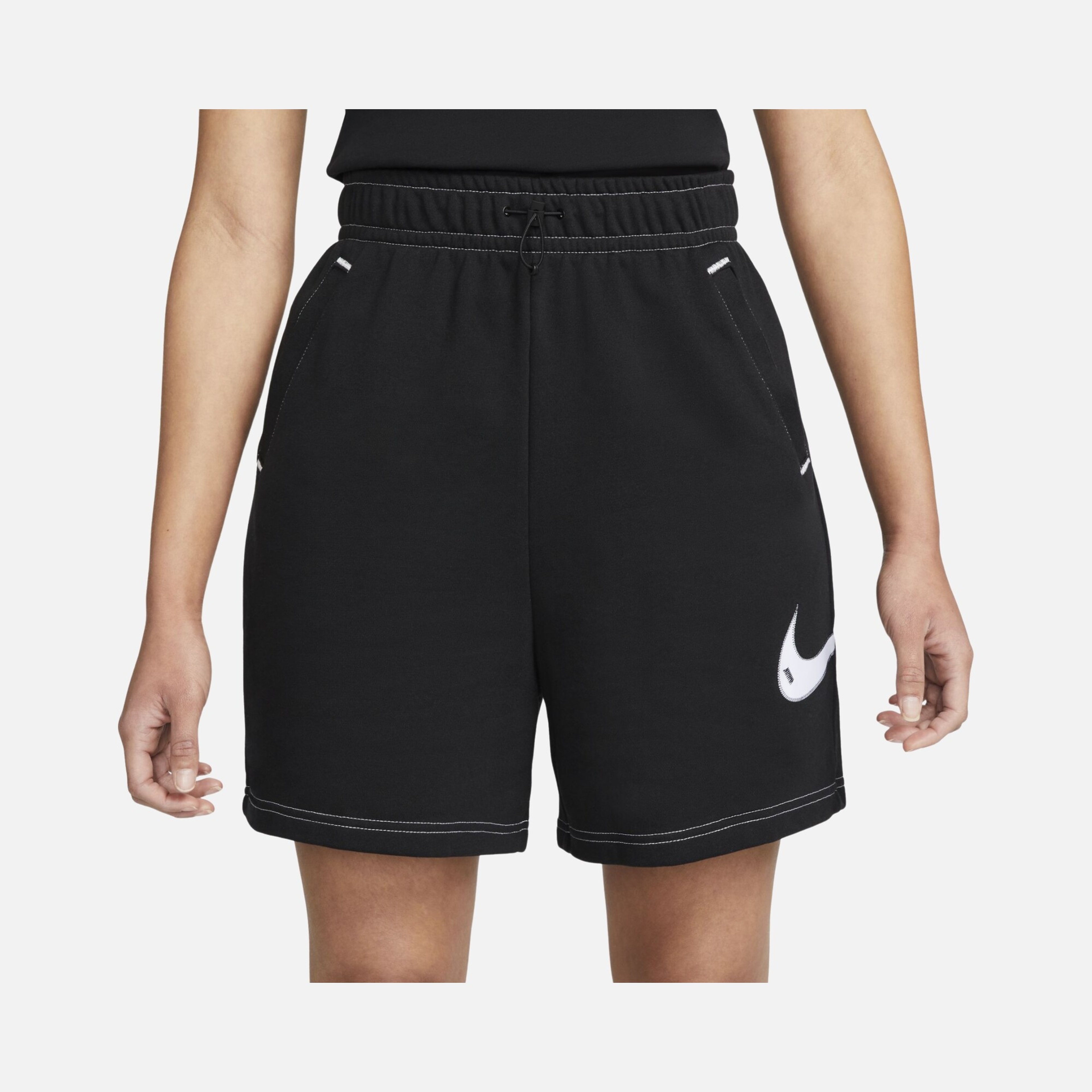 Nike Sportswear Swoosh Fleece High-Waisted Kadın Şort