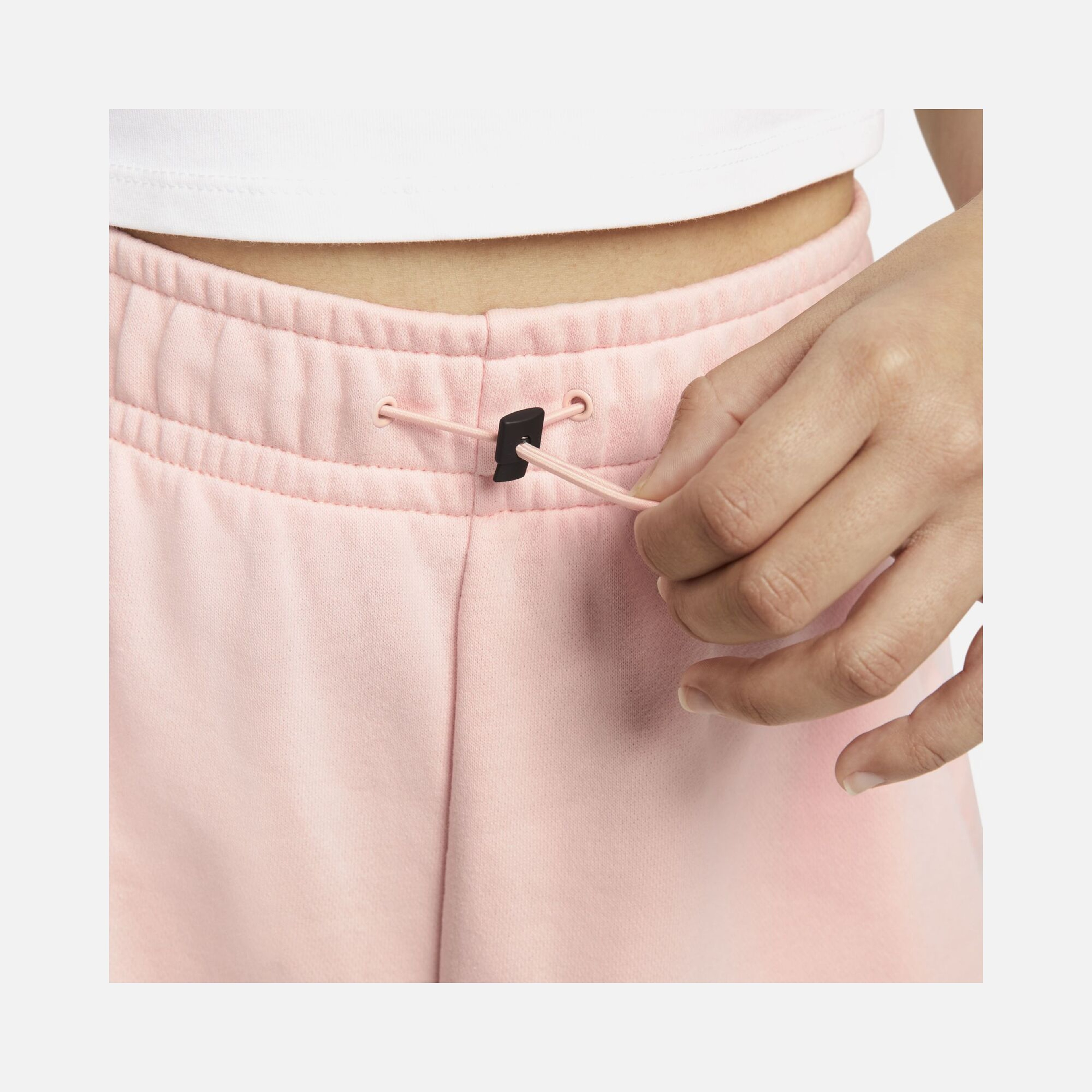 Nike Sportswear Swoosh Fleece High-Waisted Kadın Şort